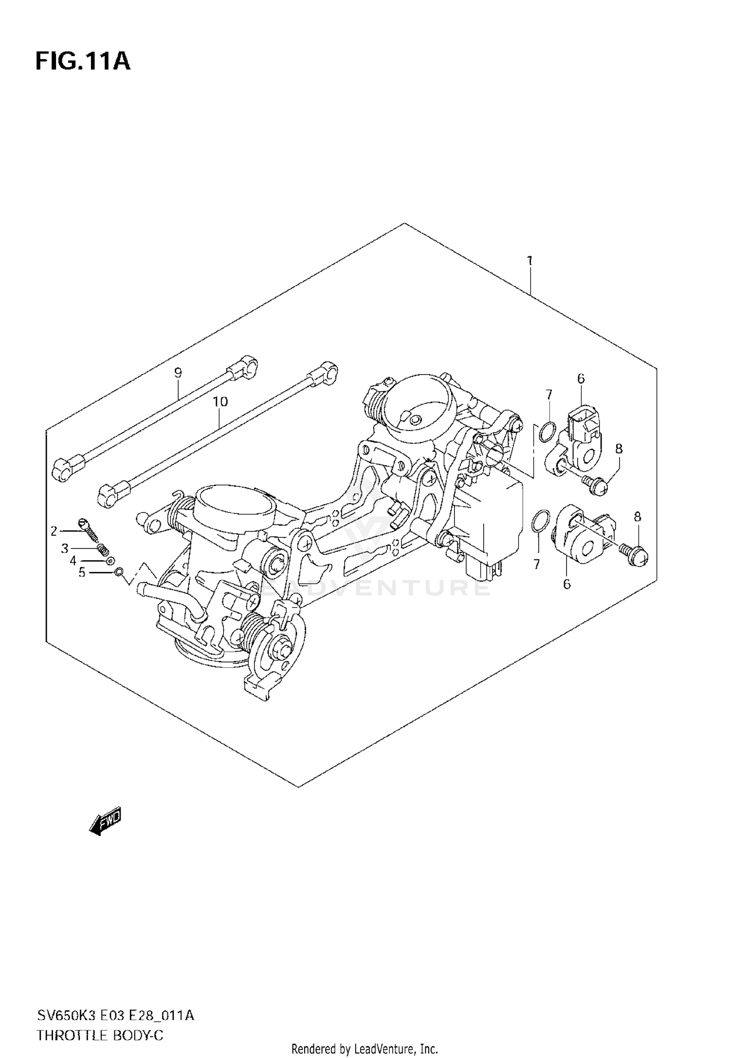 THROTTLE BODY (MODEL K7)