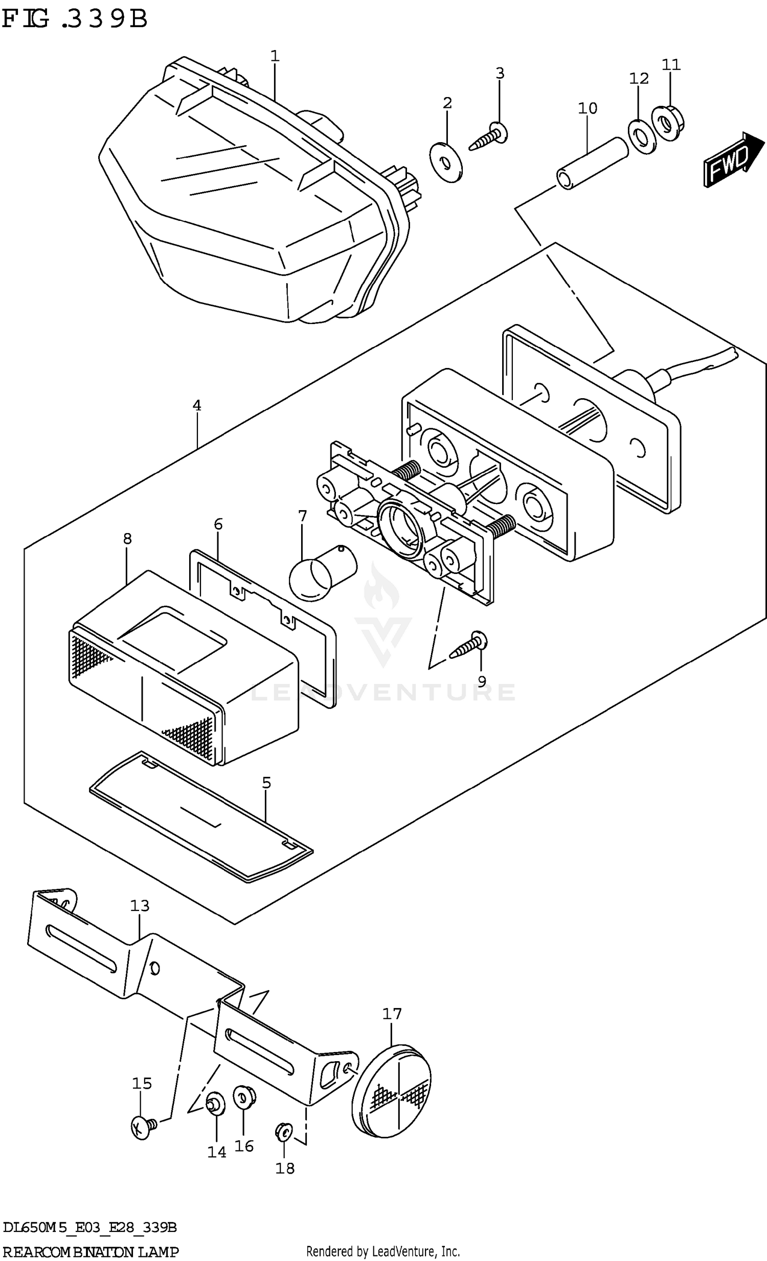 REAR COMBINATION LAMP