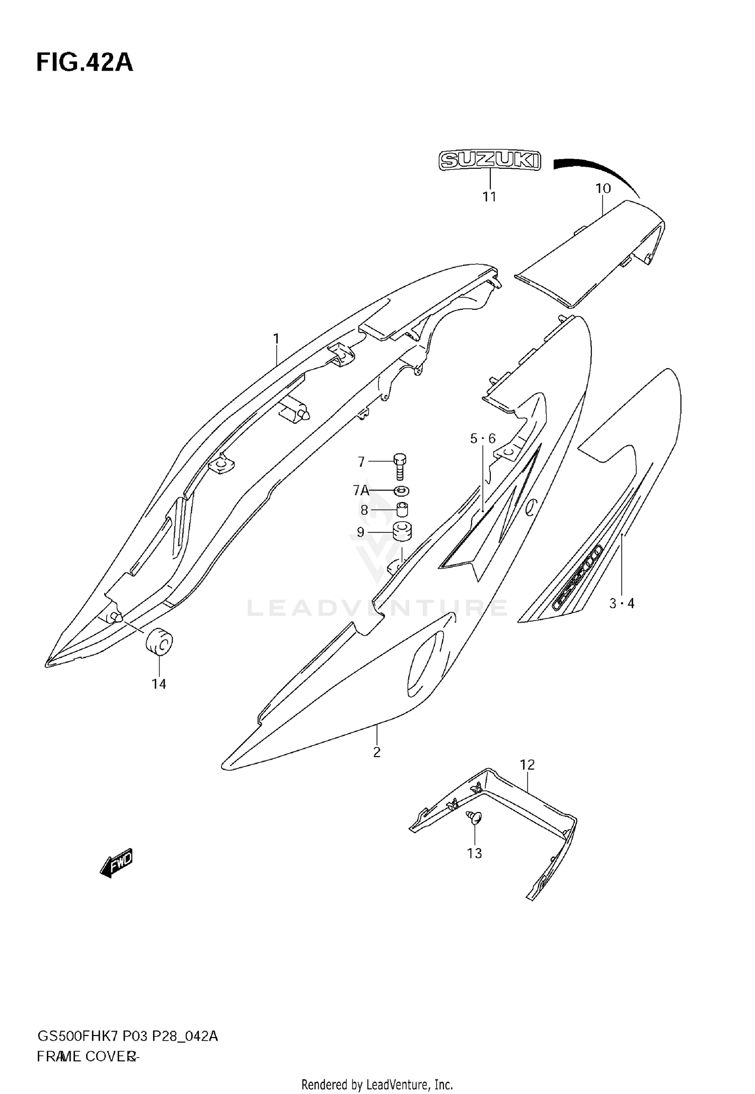 FRAME COVER (MODEL K8)