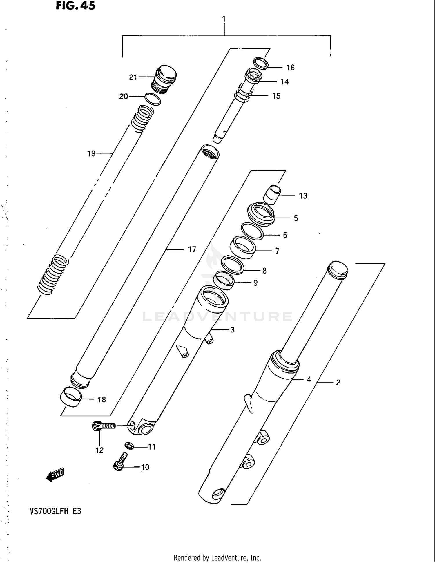 FRONT FORK (MODEL G)