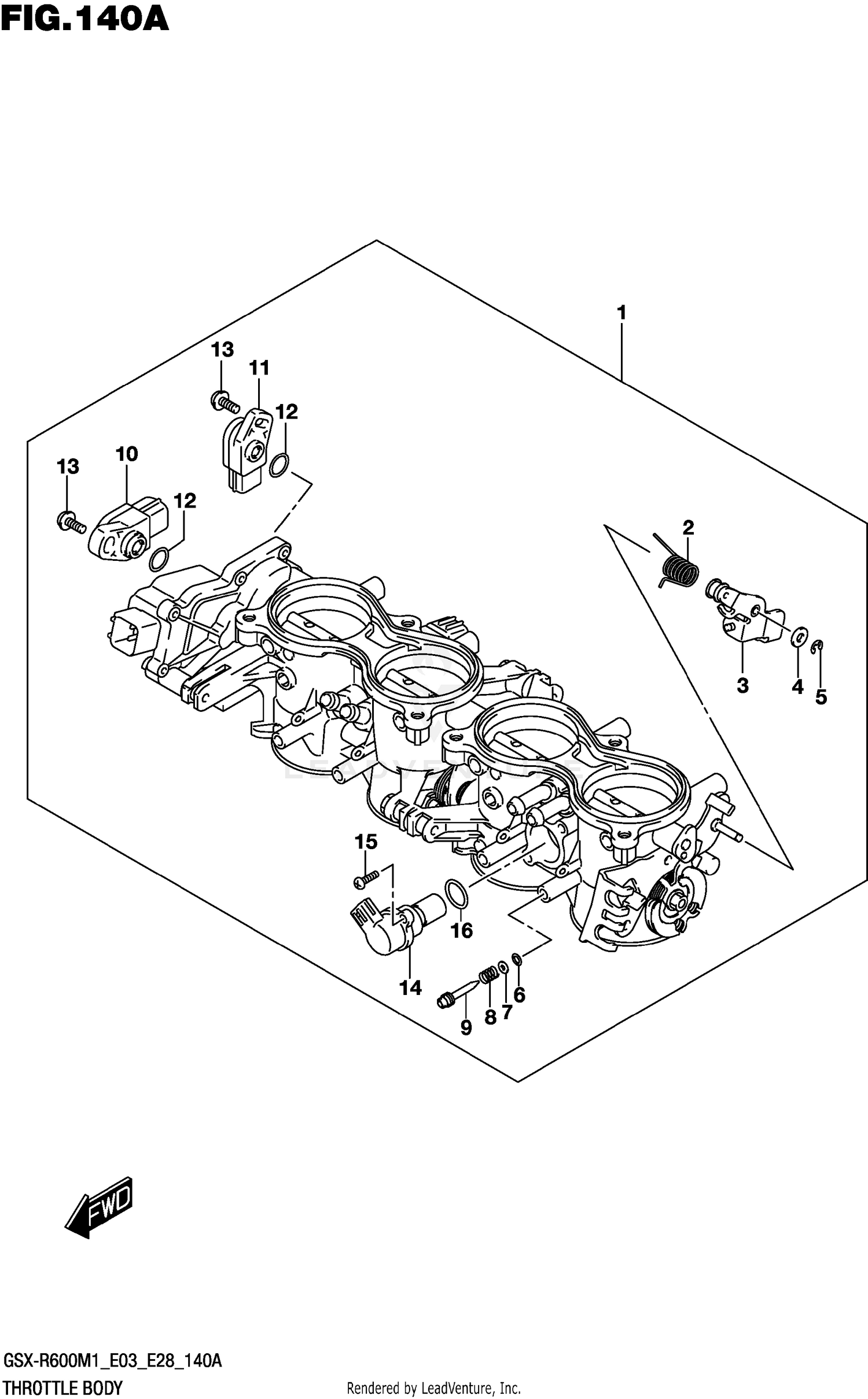 THROTTLE BODY (E03,E28)