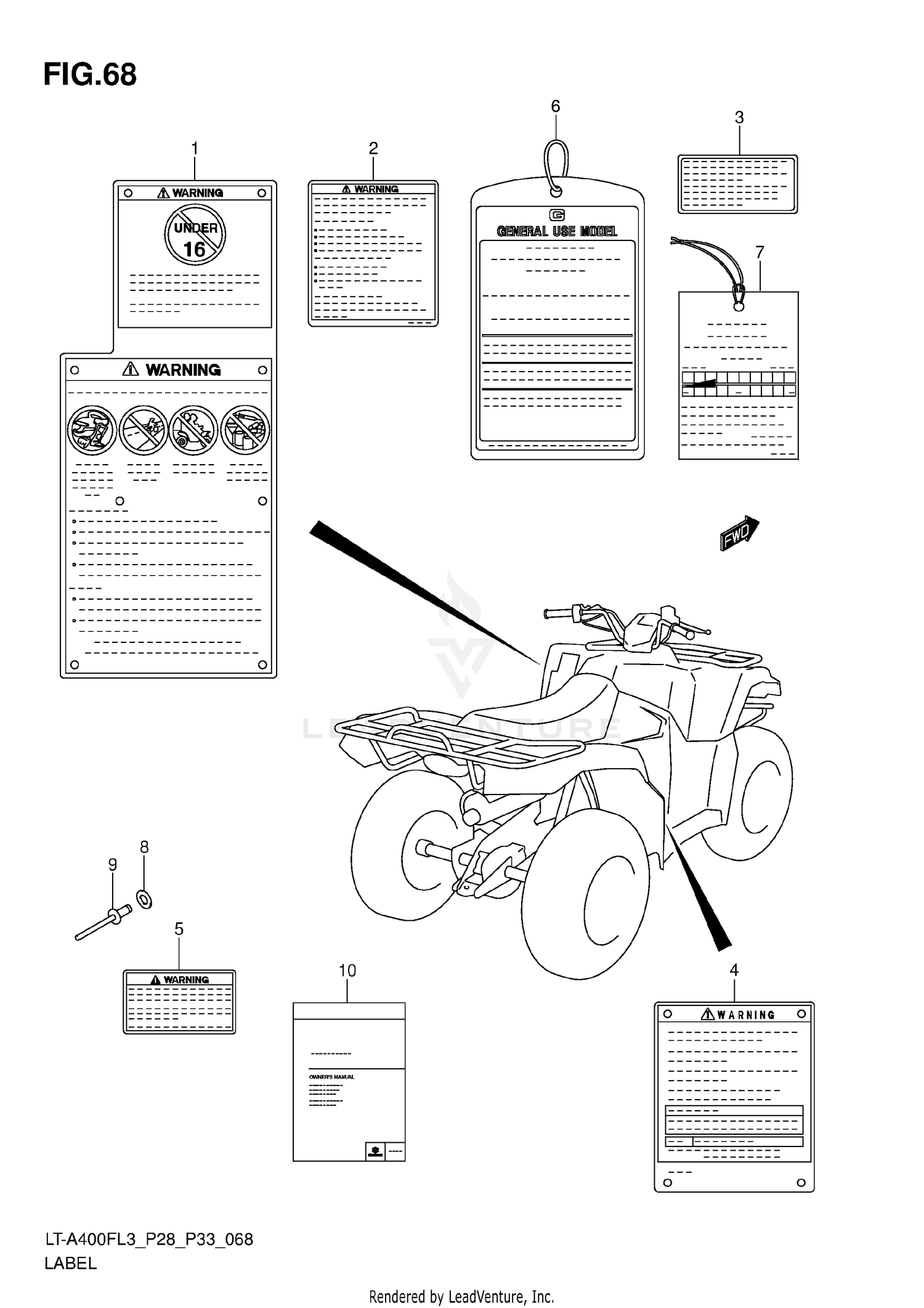 LABEL (LT-A400FL3 P33)
