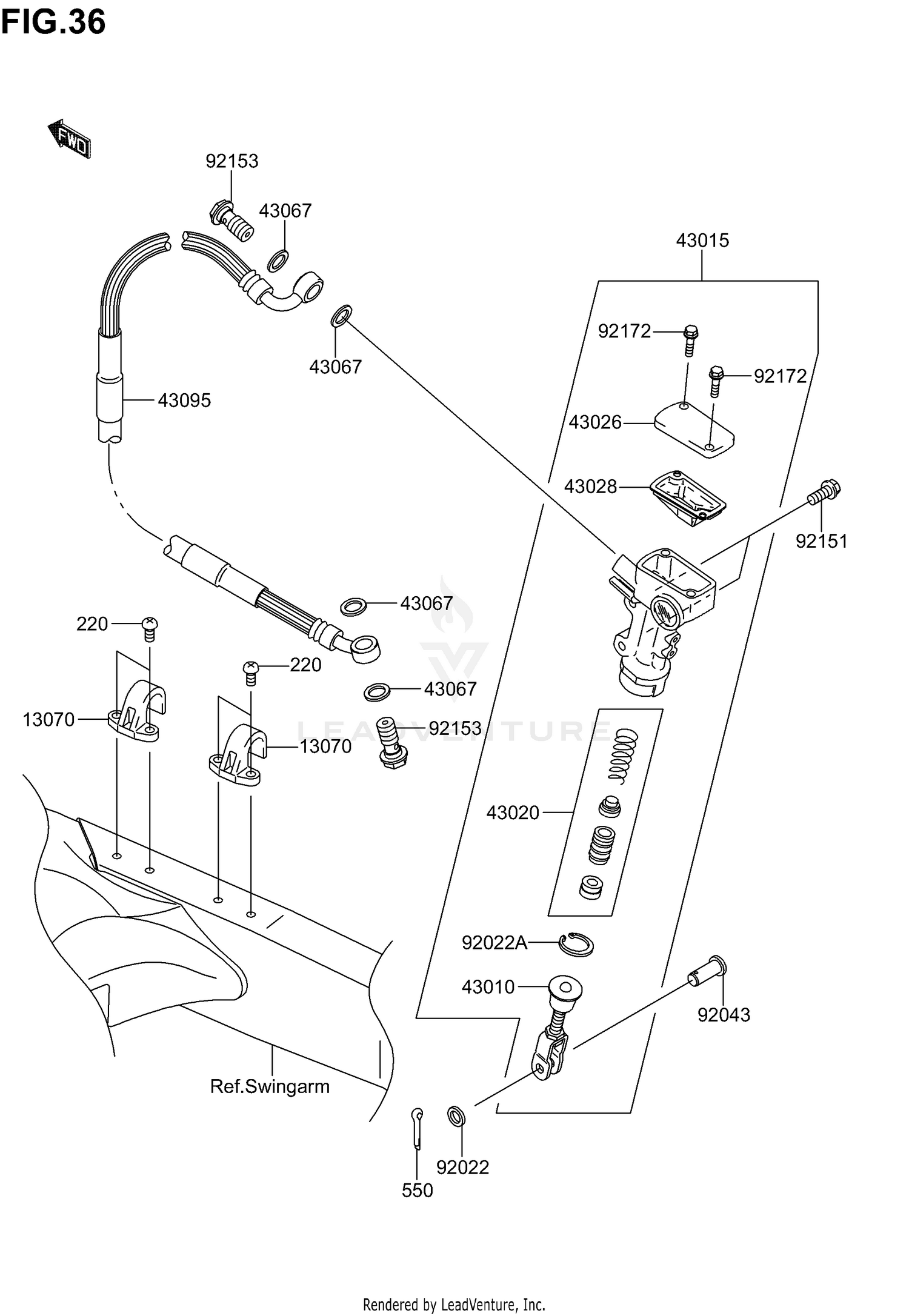 REAR MASTER CYLINDER
