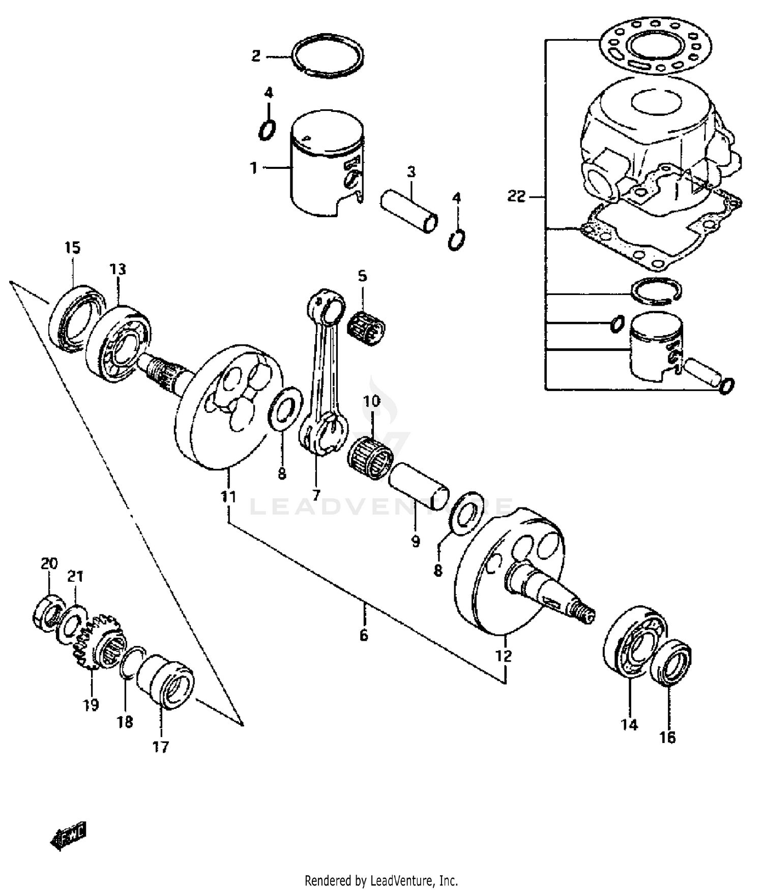 CRANKSHAFT (MODEL J)