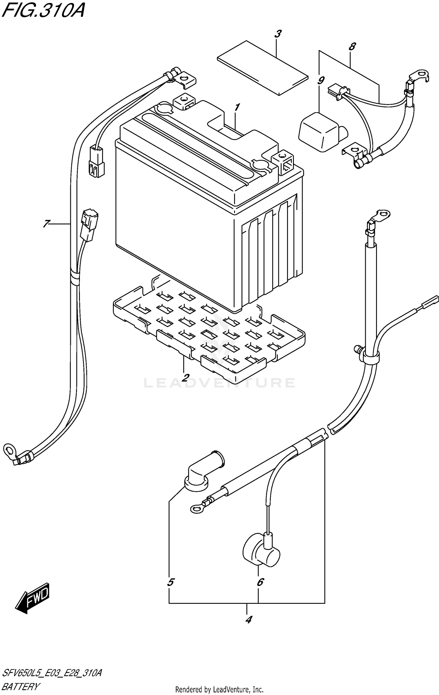 BATTERY (SFV650L5 E03)