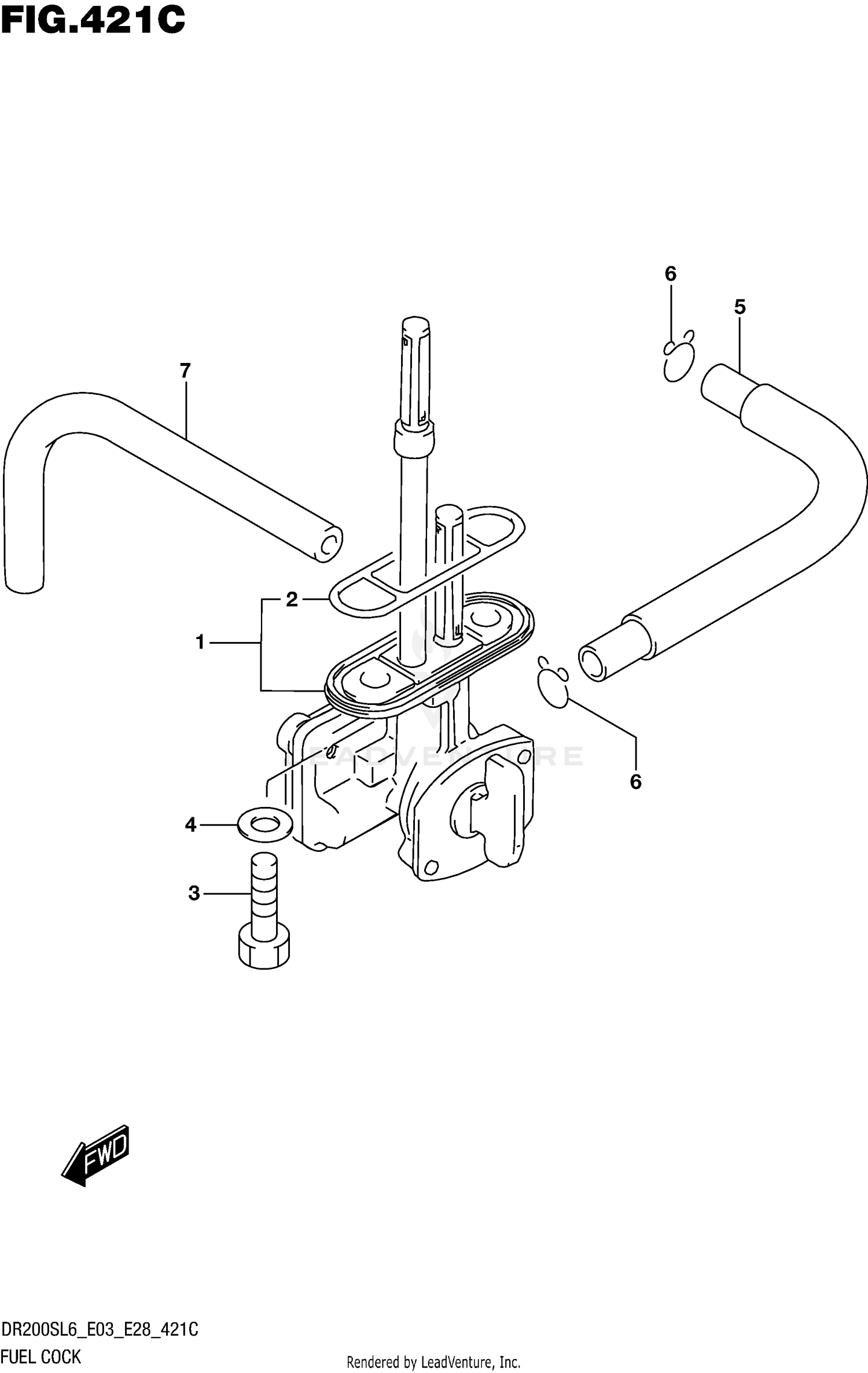 FUEL COCK (DR200SL6 E33)