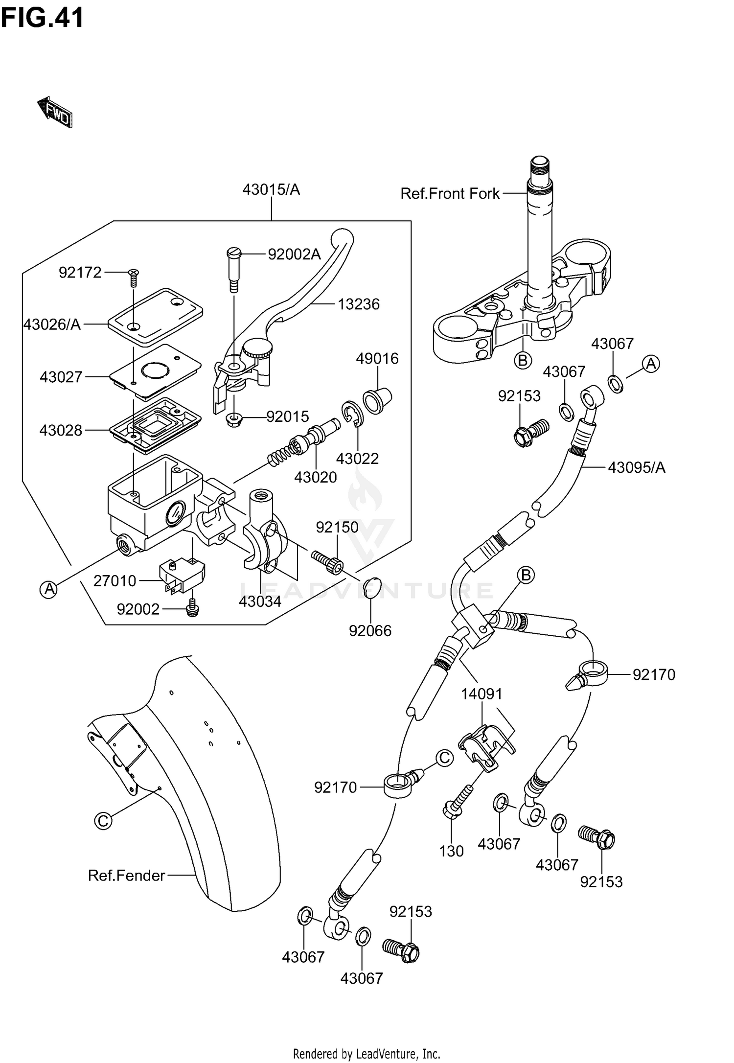 FRONT MASTER CYLINDER