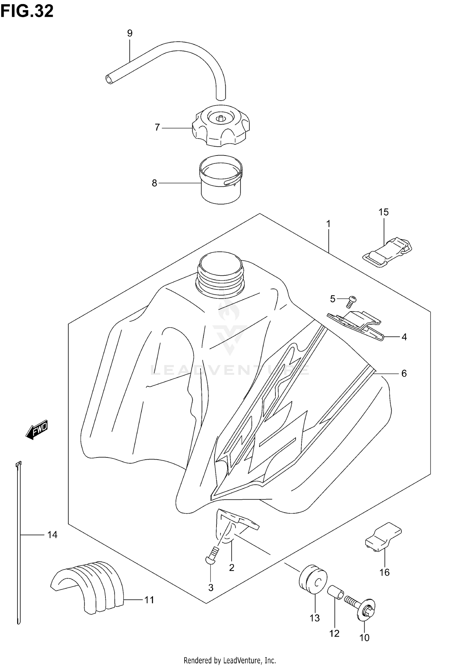 FUEL TANK (MODEL K1)