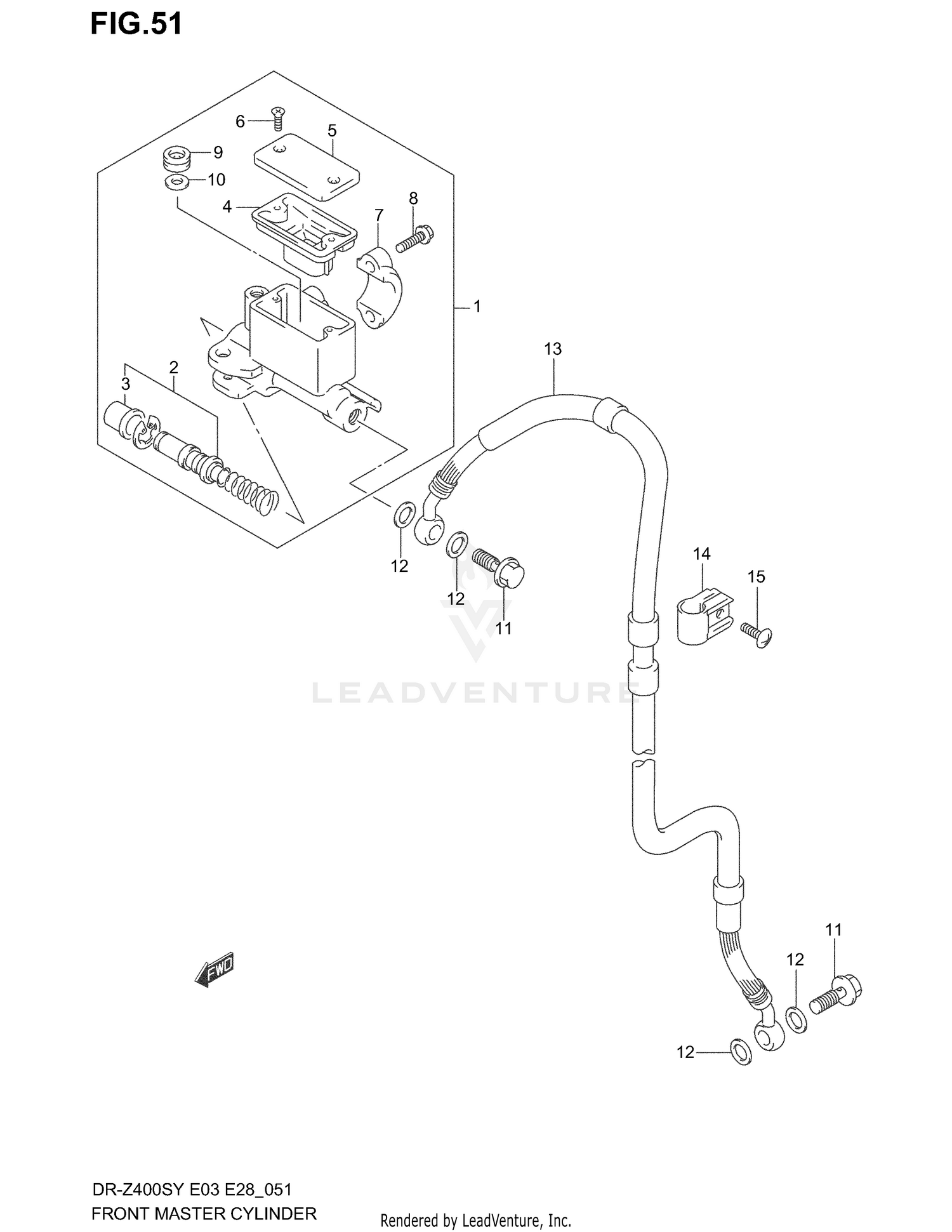 FRONT MASTER CYLINDER