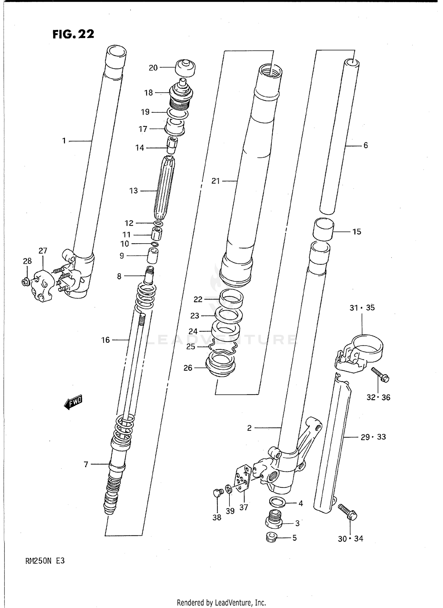 FRONT DAMPER (MODEL K)