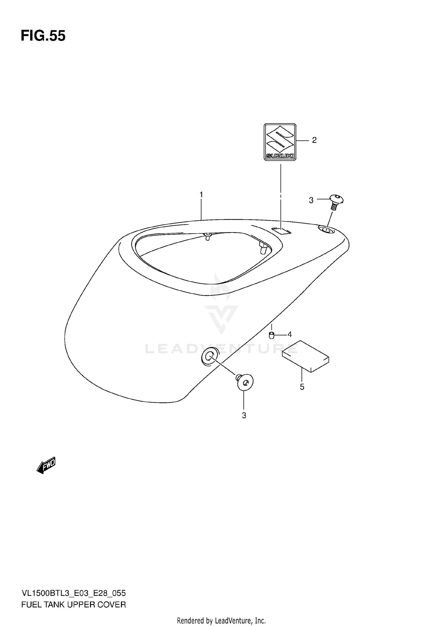 FUEL TANK UPPER COVER