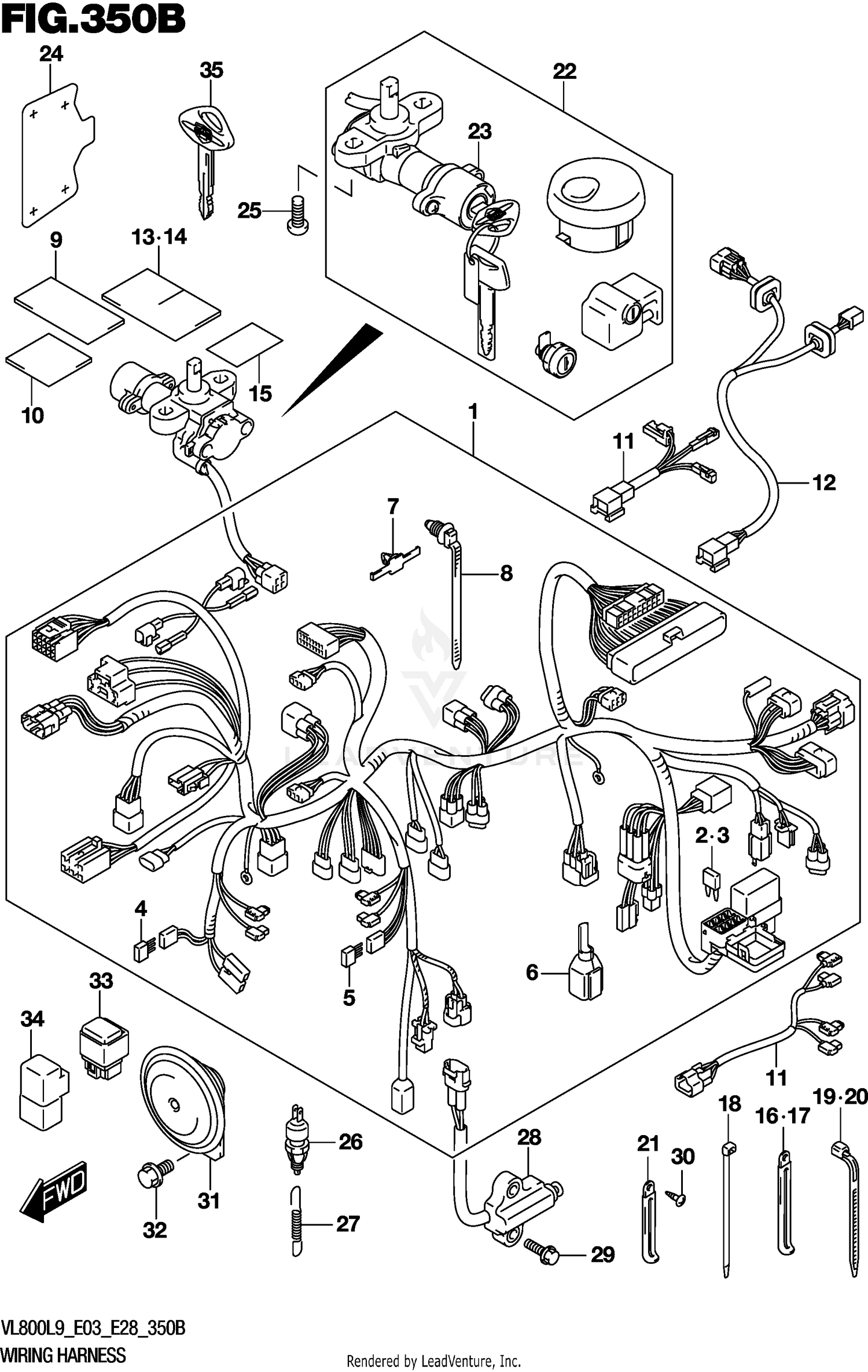 WIRING HARNESS (VL800L9 E28)