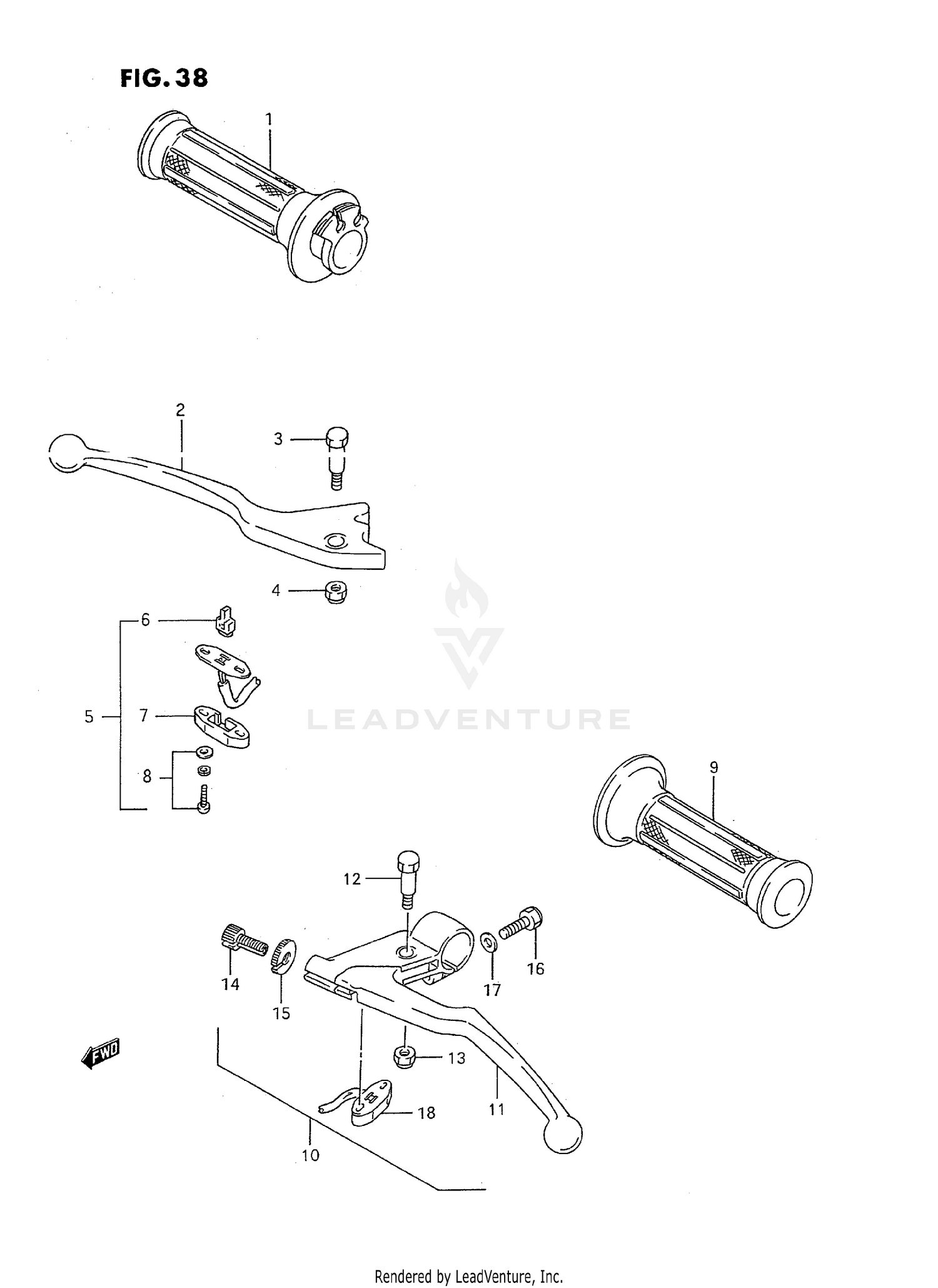 HANDLE LEVER (MODEL J)