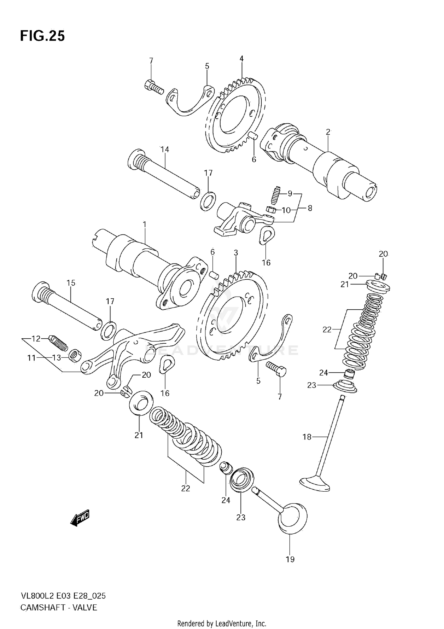 CAMSHAFT - VALVE