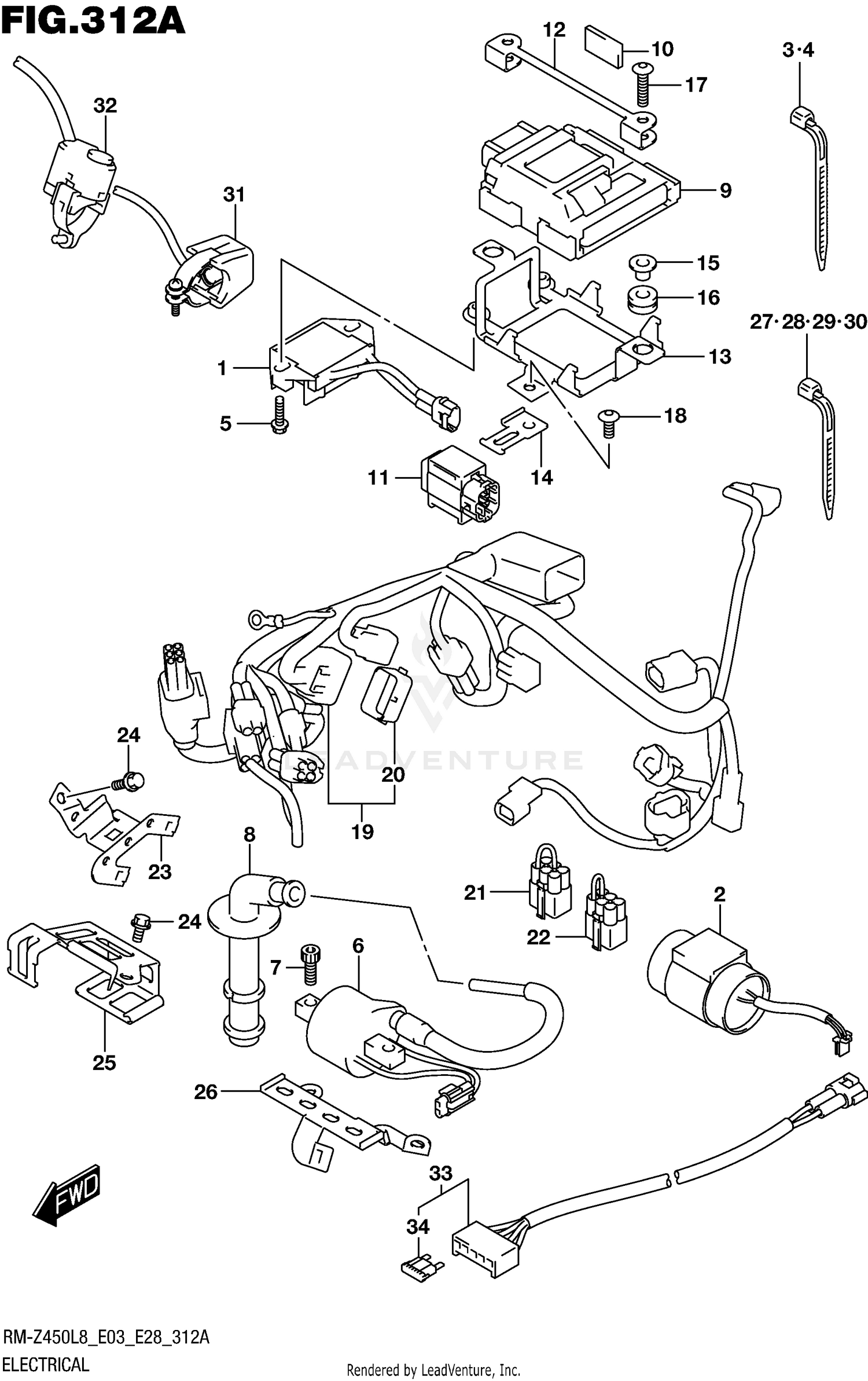 ELECTRICAL (RM-Z450 E03)