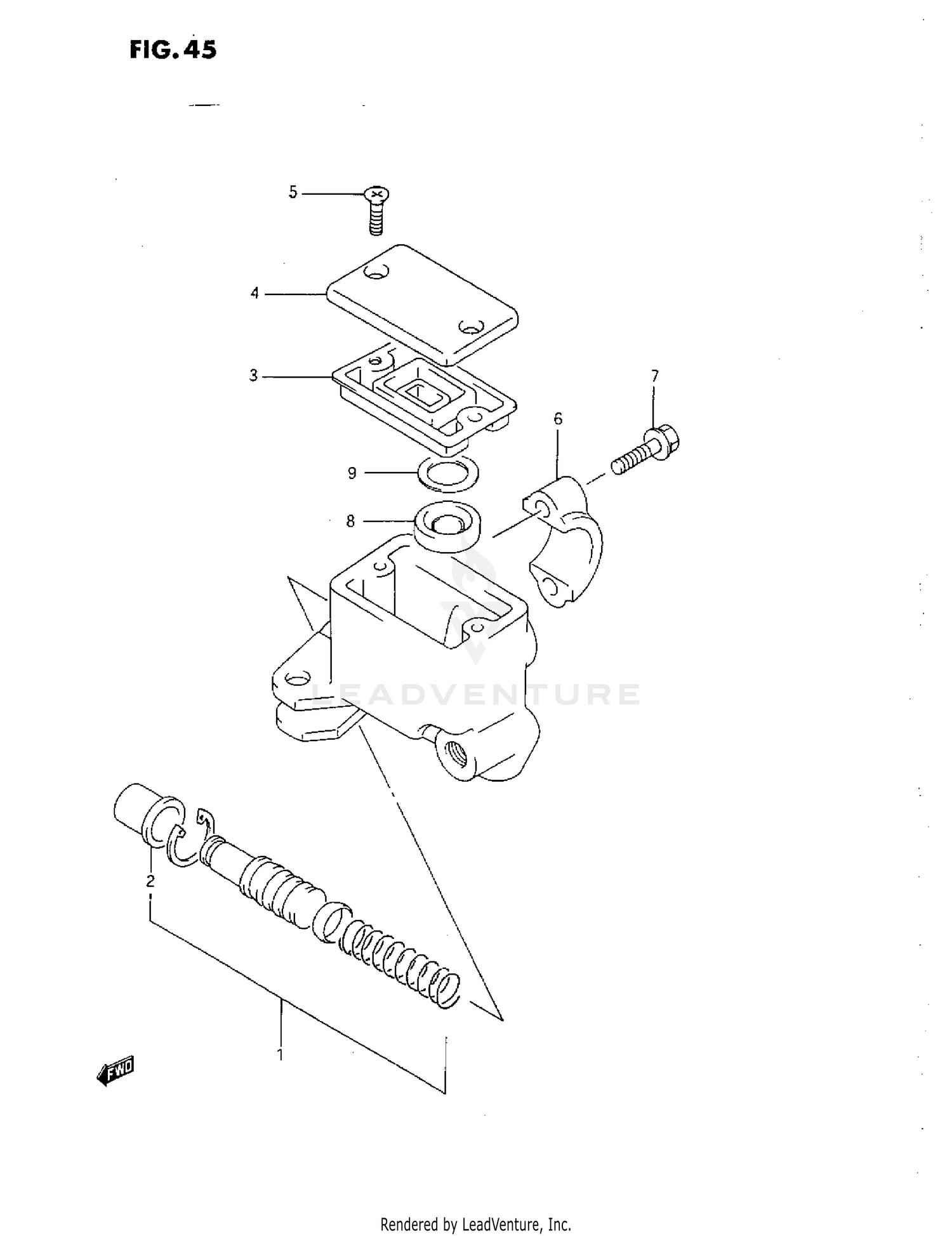 FRONT MASTER CYLINDER