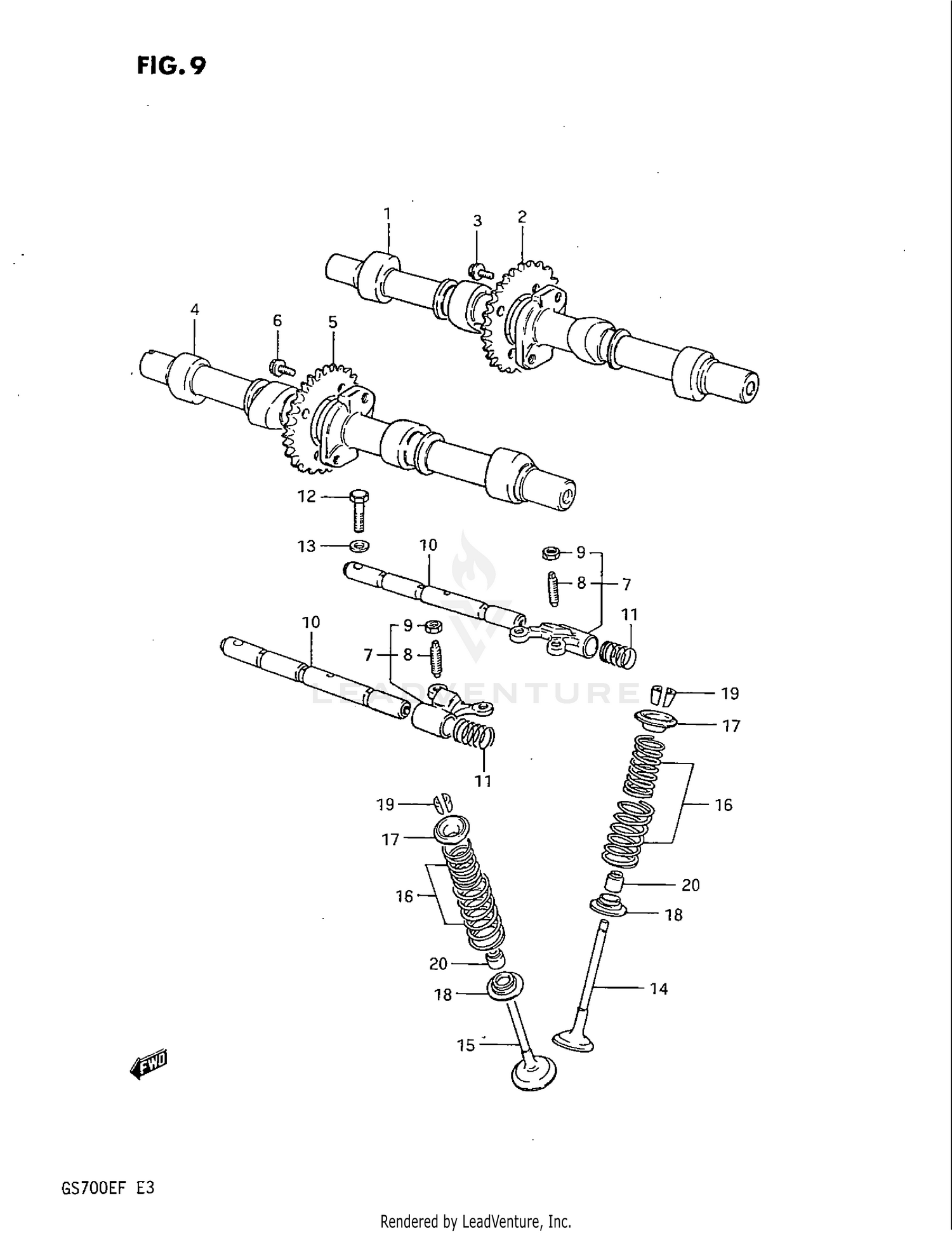CAM SHAFT - VALVE