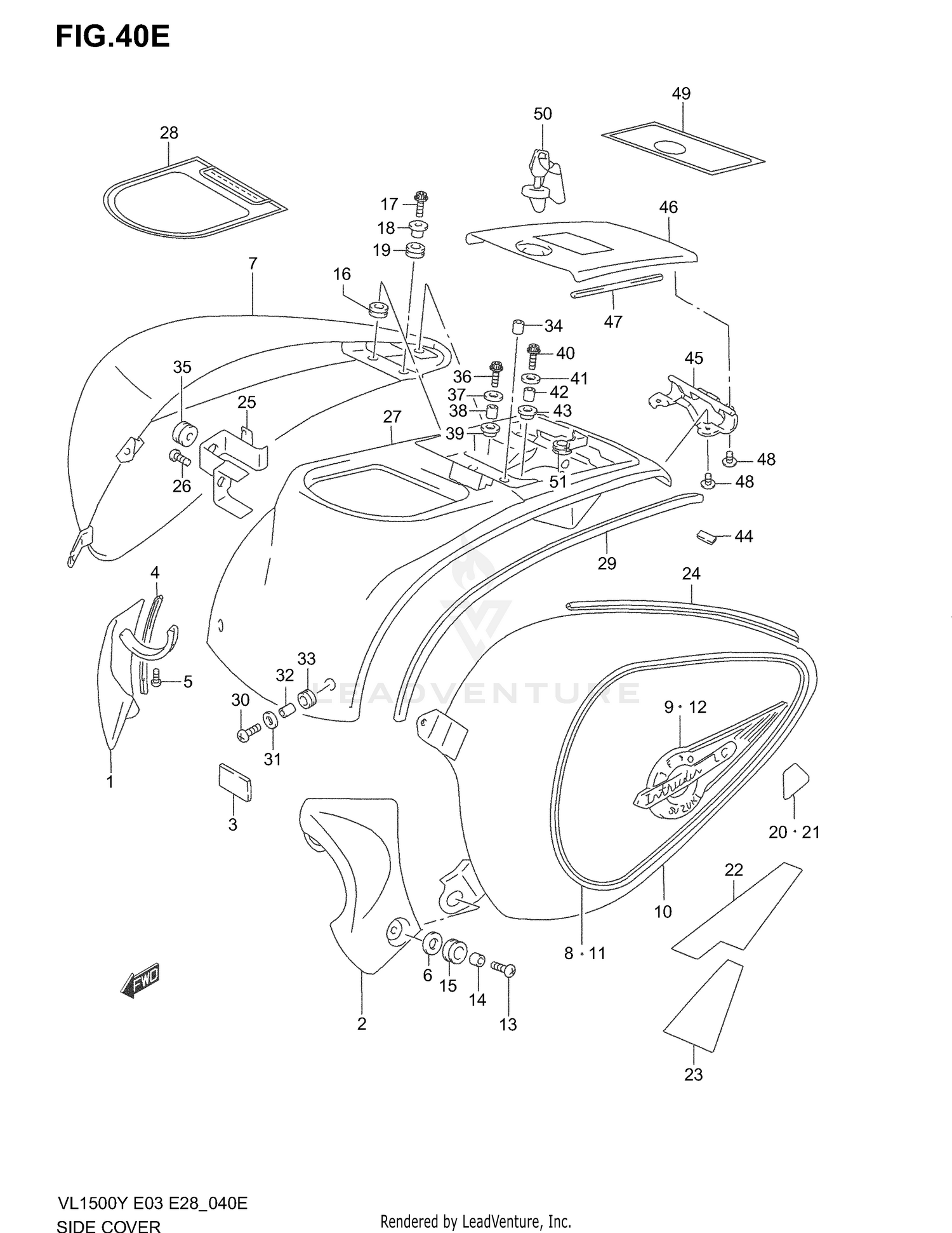 SIDE COVER (MODEL K4)
