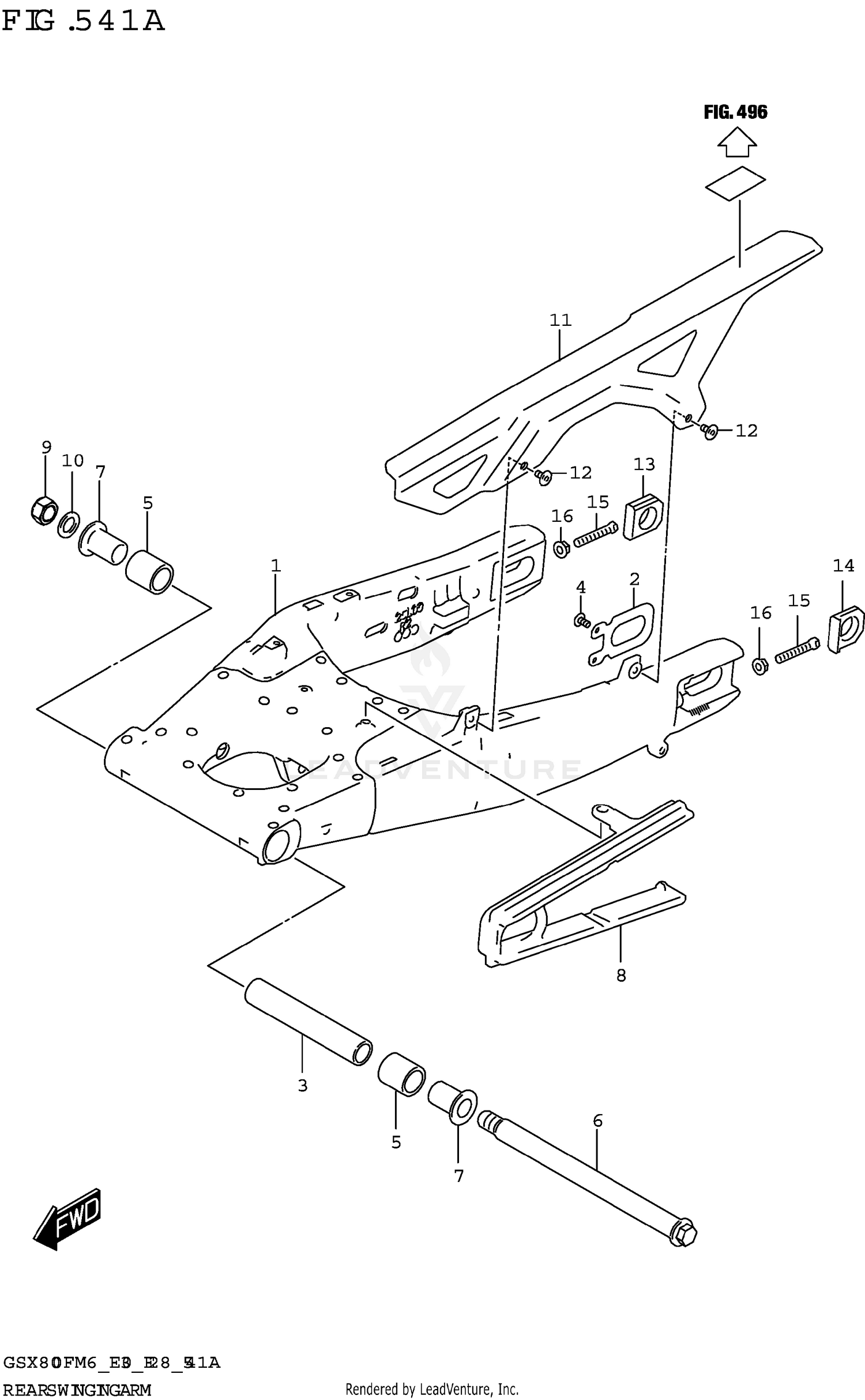 REAR SWINGINGARM