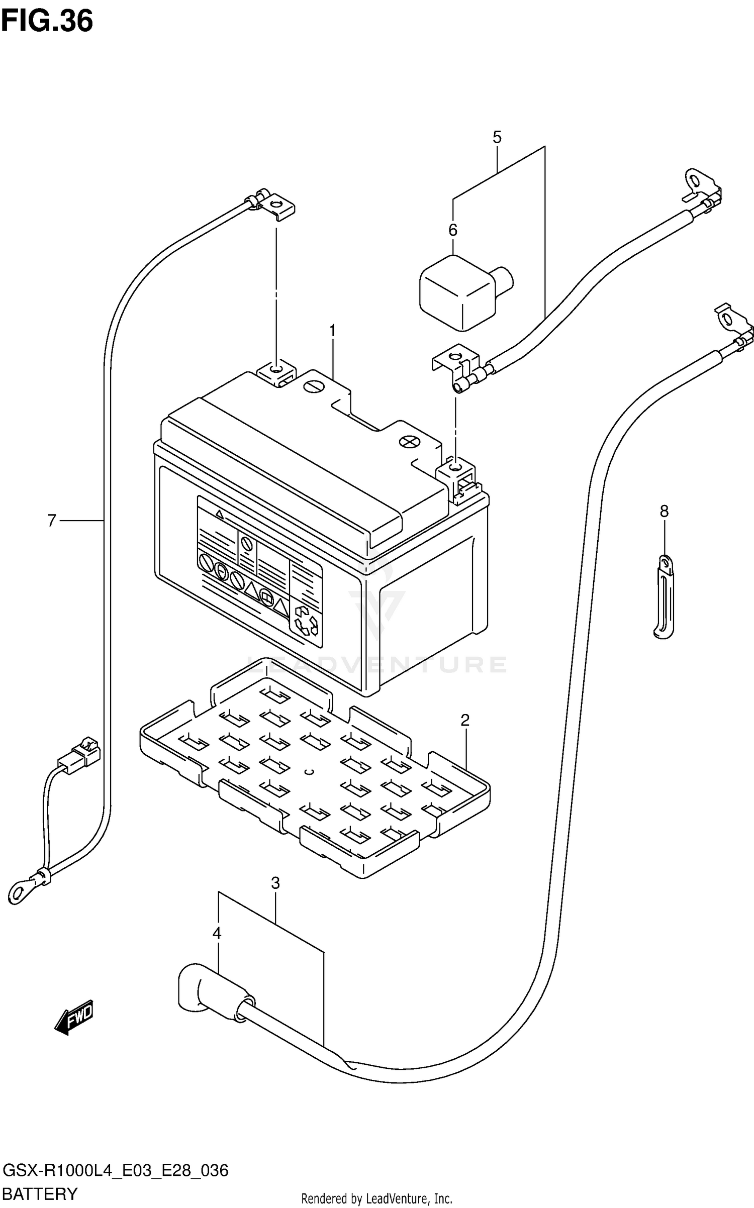 BATTERY (GSX-R1000L4 E03)