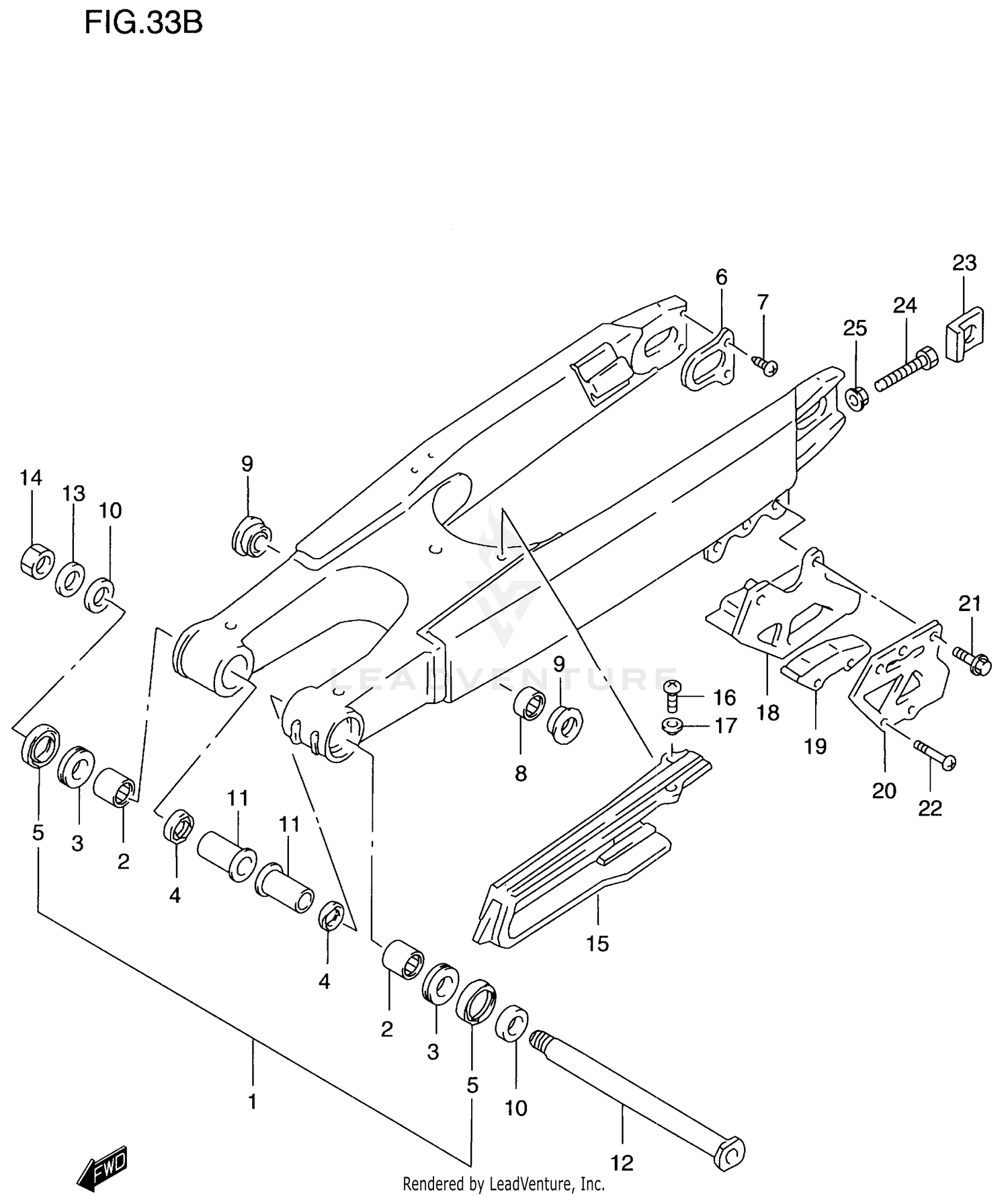 REAR SWINGING ARM (MODEL W)