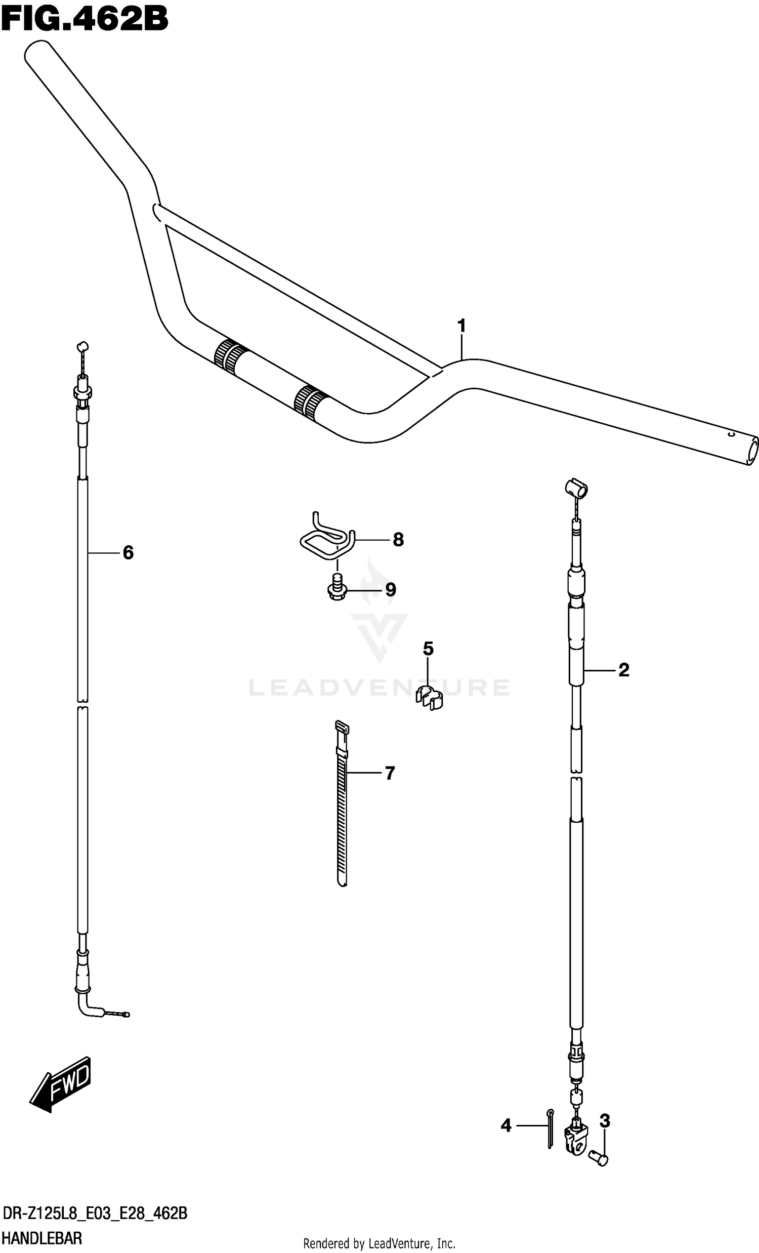 HANDLEBAR (DR-Z125LL8 E03)