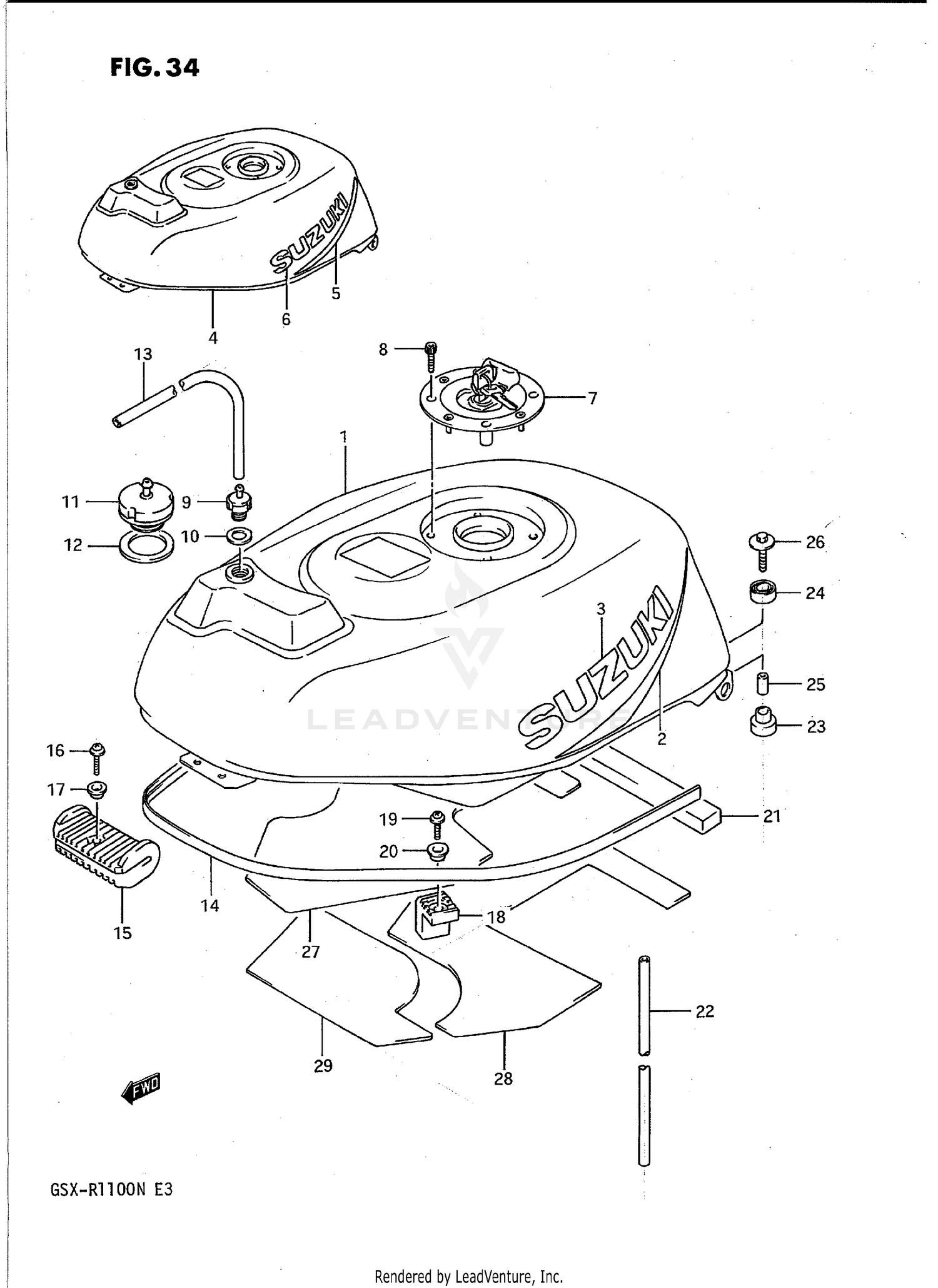 FUEL TANK (MODEL M)