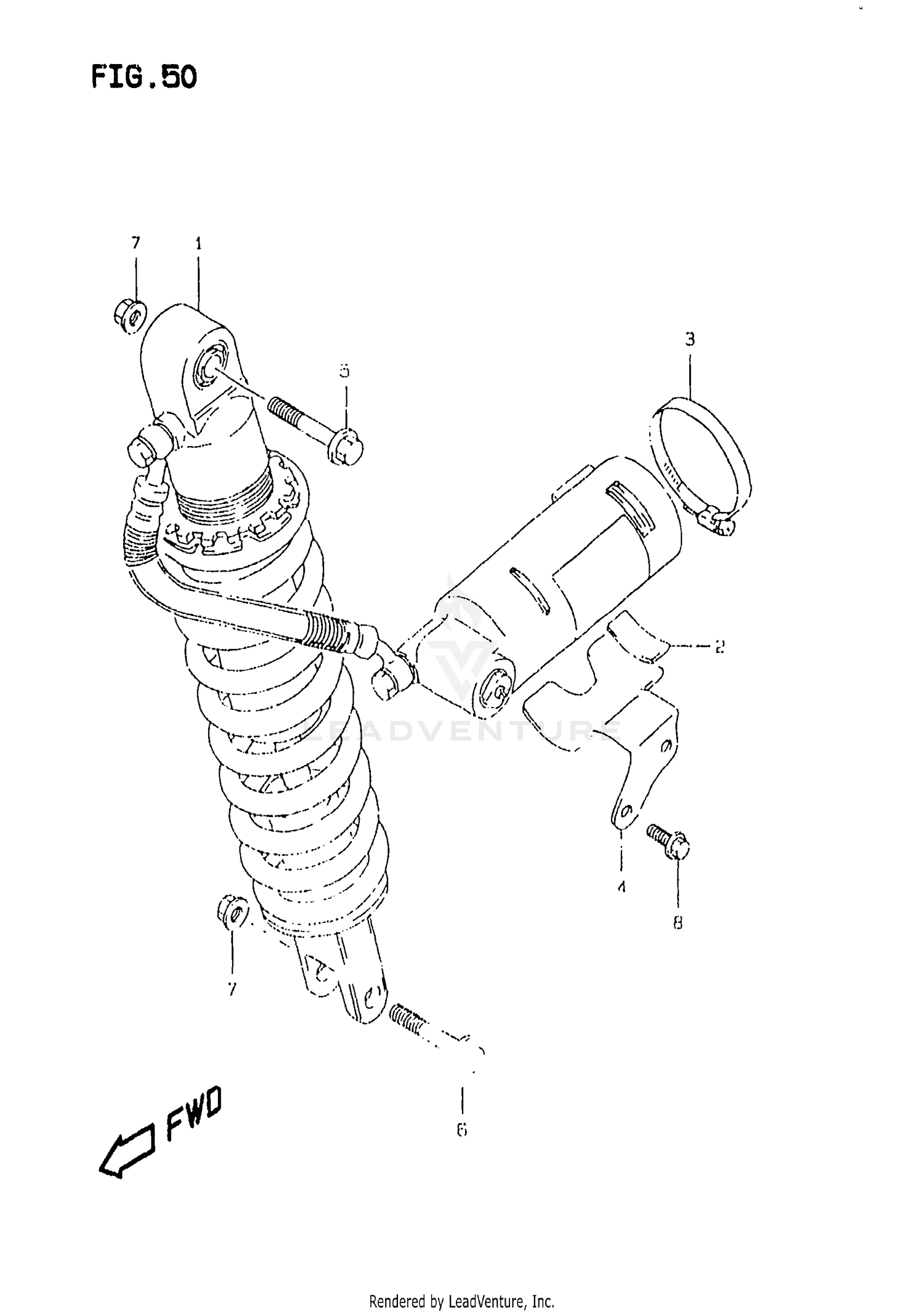 REAR SHOCK ABSORBER