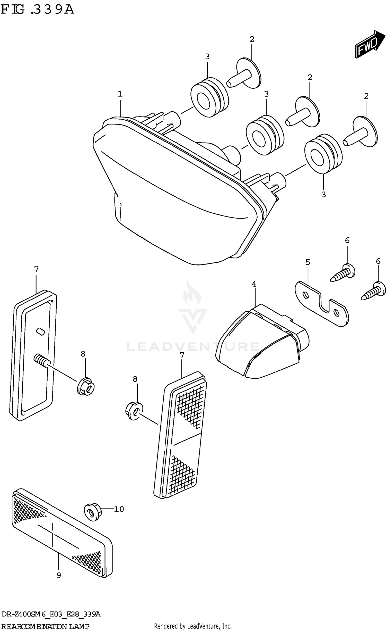 REAR COMBINATION LAMP