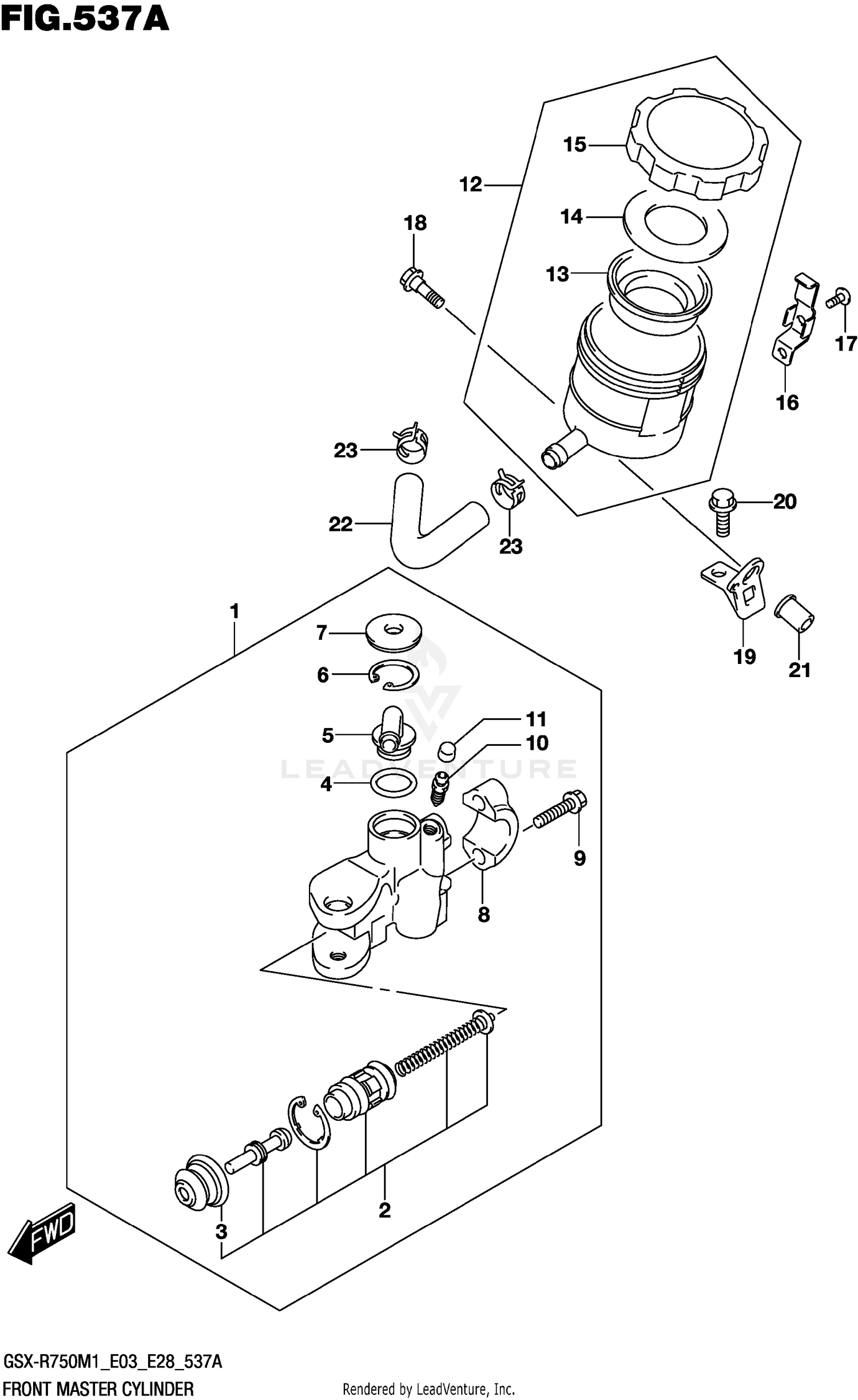 FRONT MASTER CYLINDER