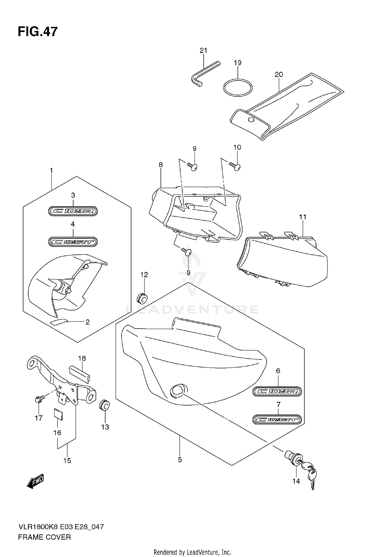 FRAME COVER (MODEL K8)
