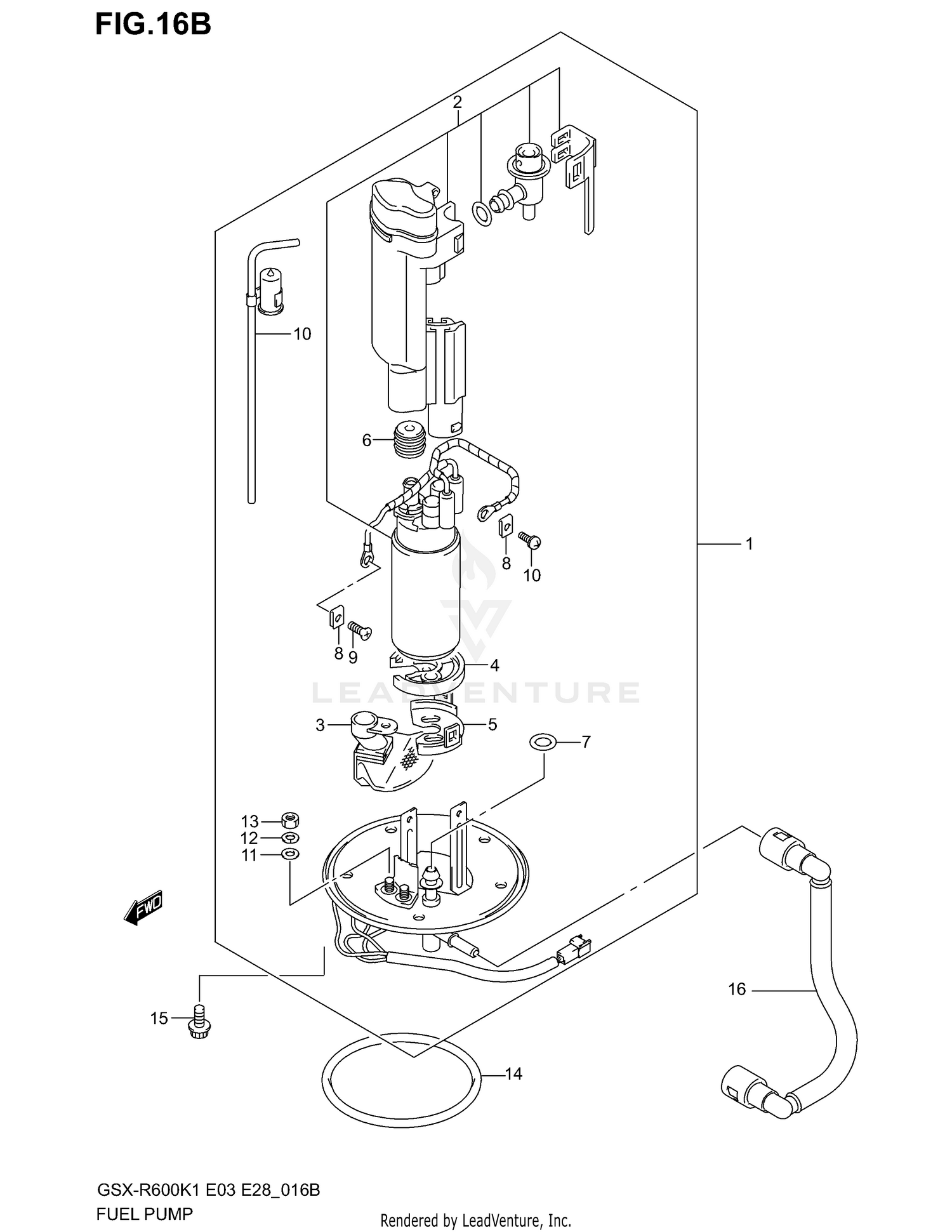 FUEL PUMP (MODEL K3)