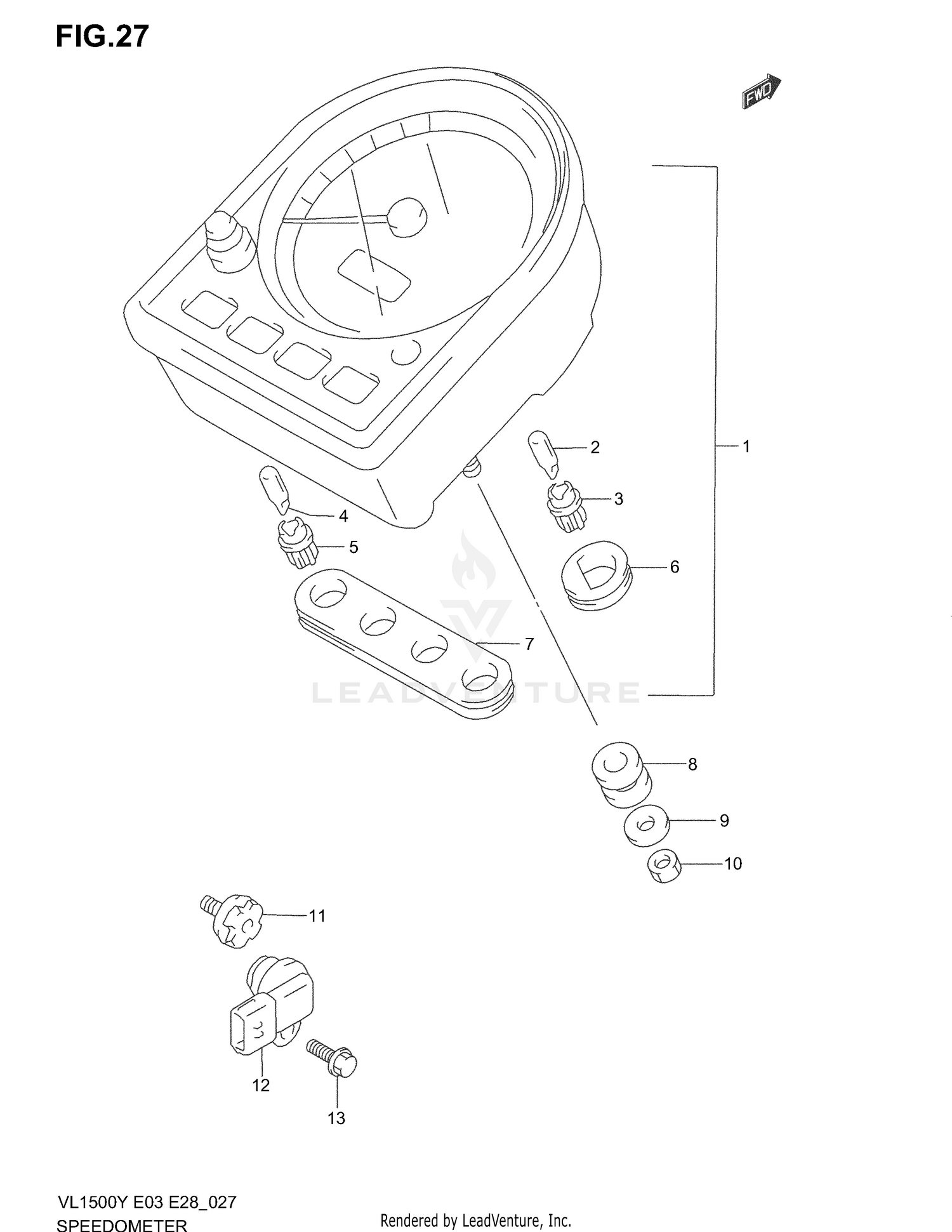 SPEEDOMETER (MODEL W)