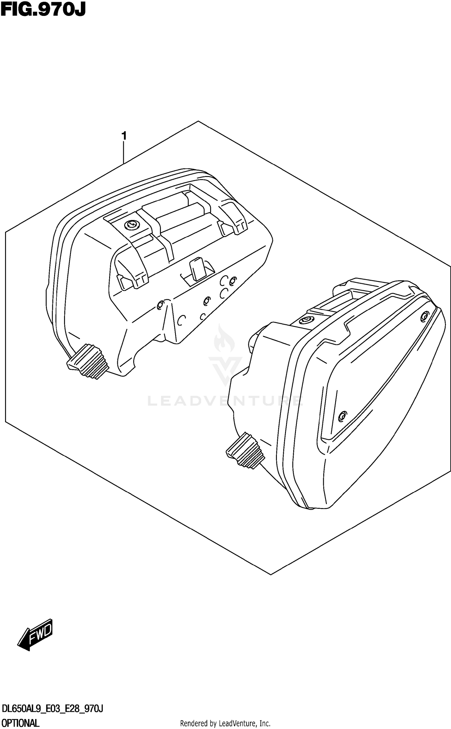 OPTIONAL (SIDE CASE SET)