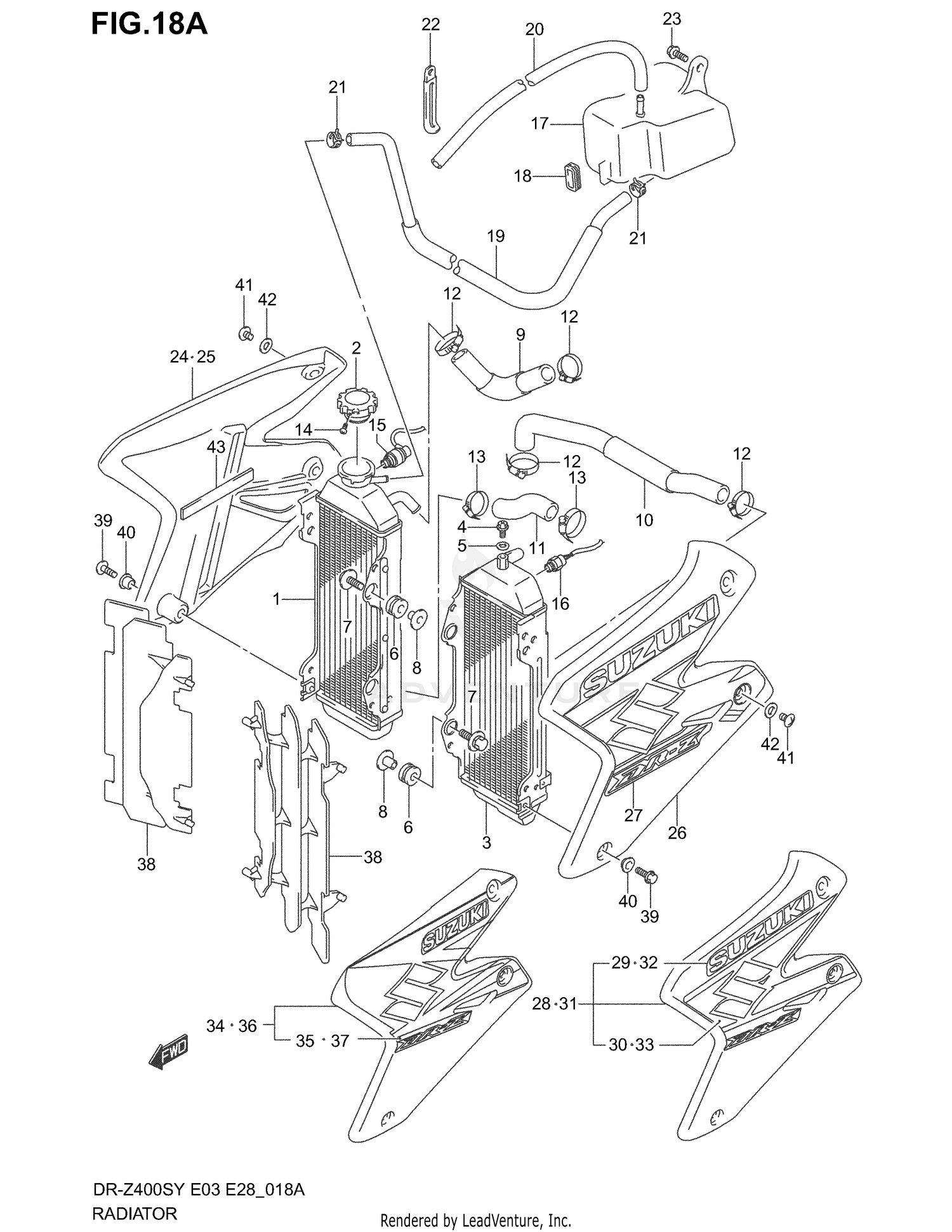 RADIATOR (MODEL K2/K3/K4)