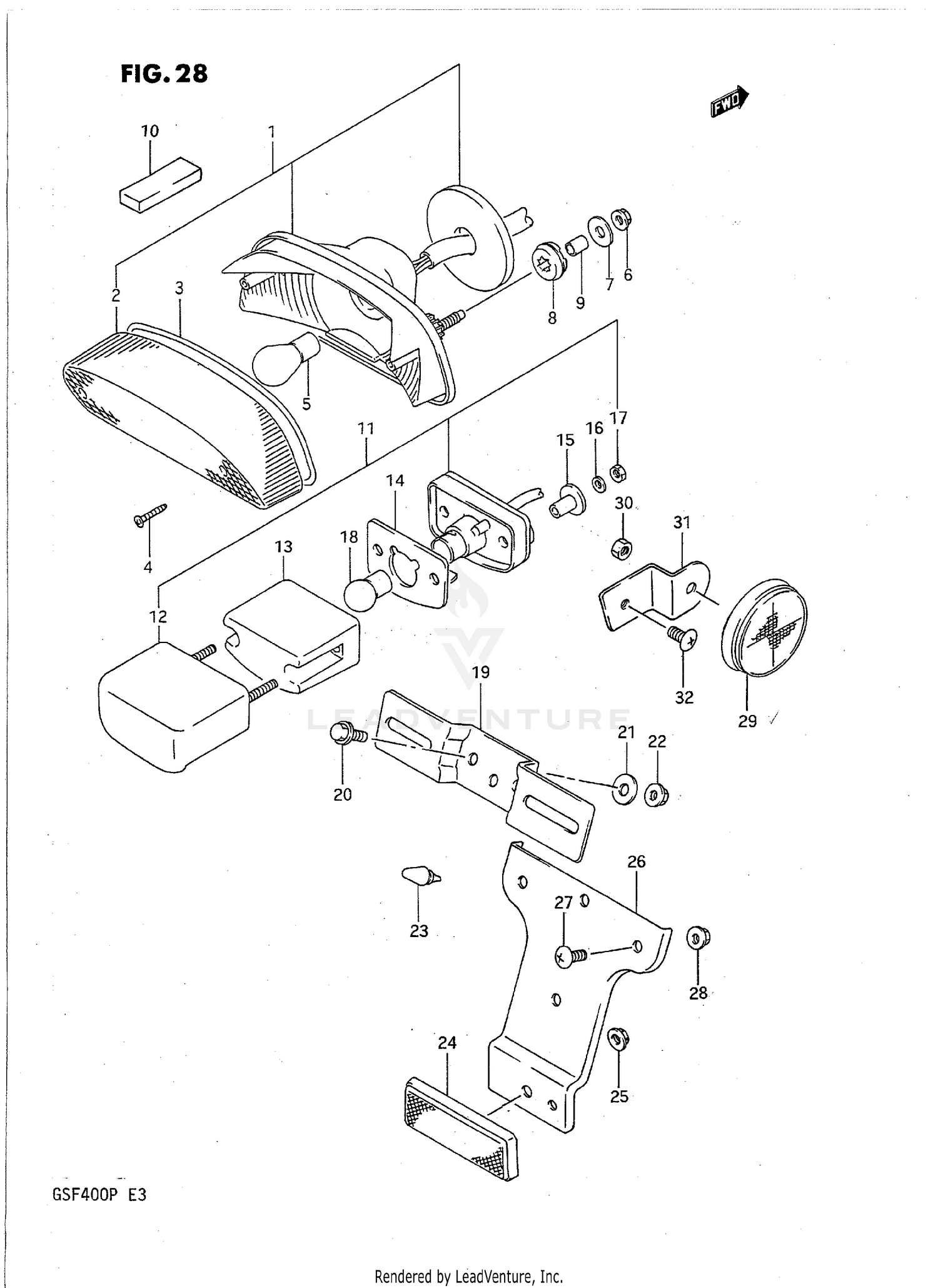 REAR COMBINATION LAMP
