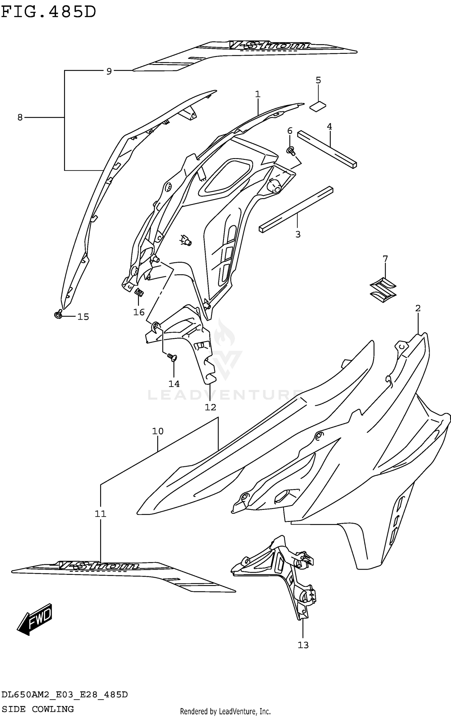 SIDE COWLING (DL650XAM2 E03)