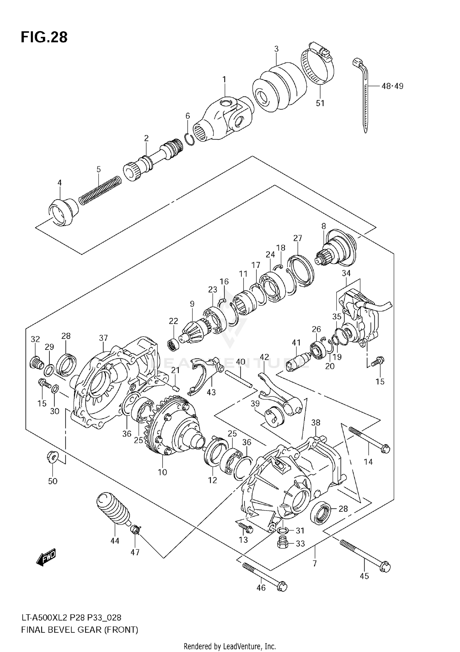 FINAL BEVEL GEAR (FRONT)