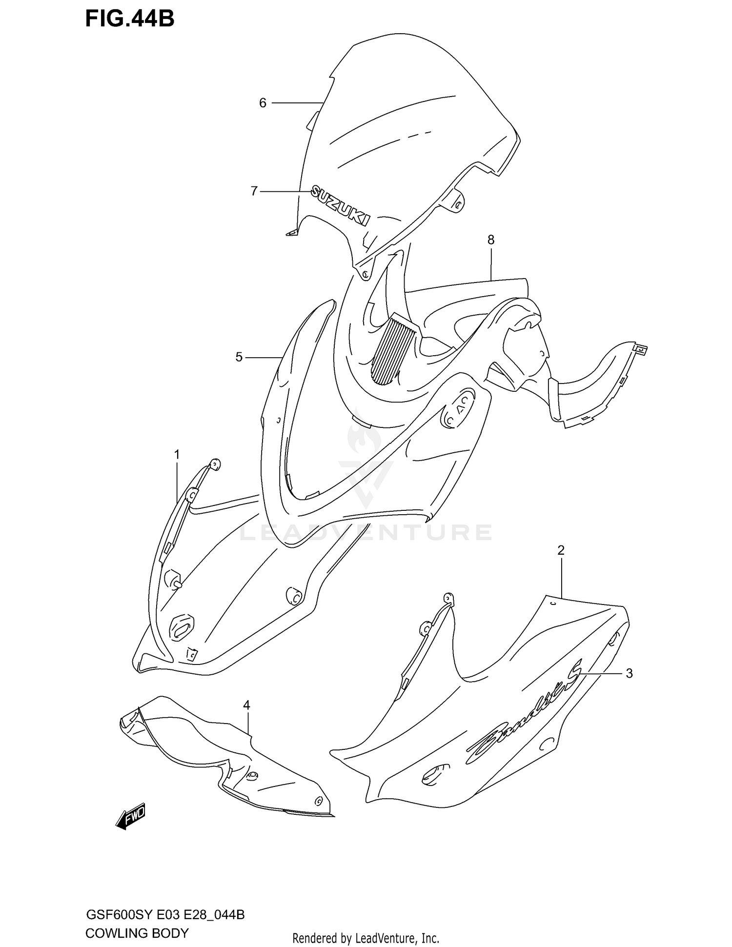 COWLING BODY (MODEL K2)