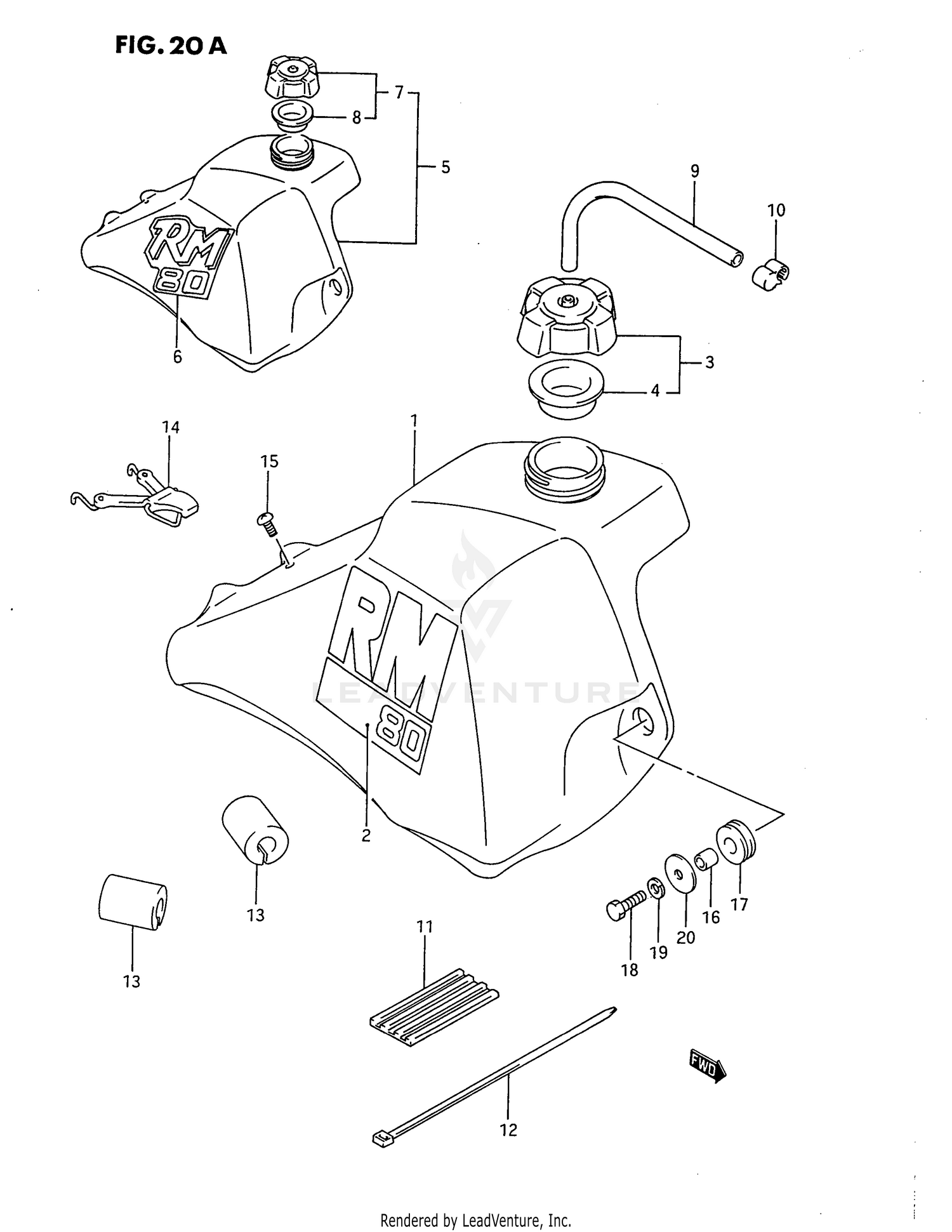 FUEL TANK (MODEL J/K)