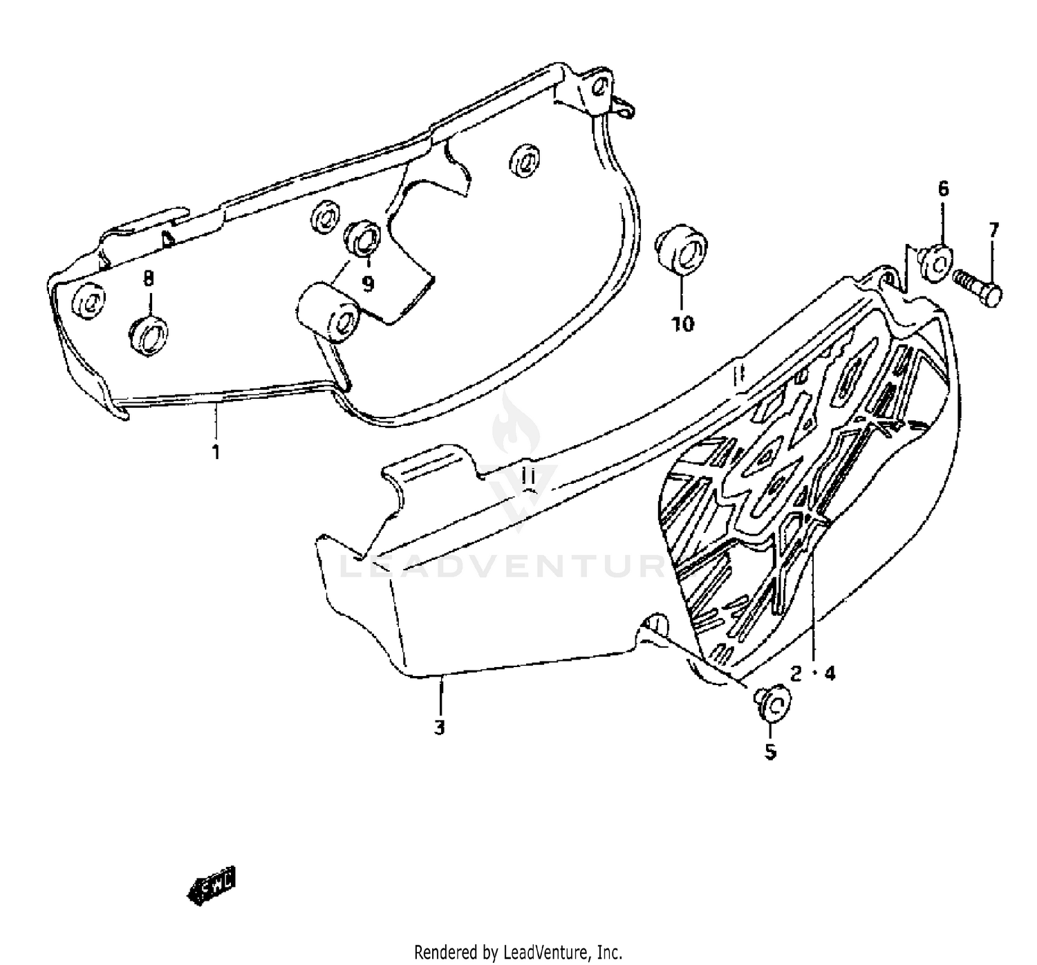 FRAME COVER (MODEL P/R/S)