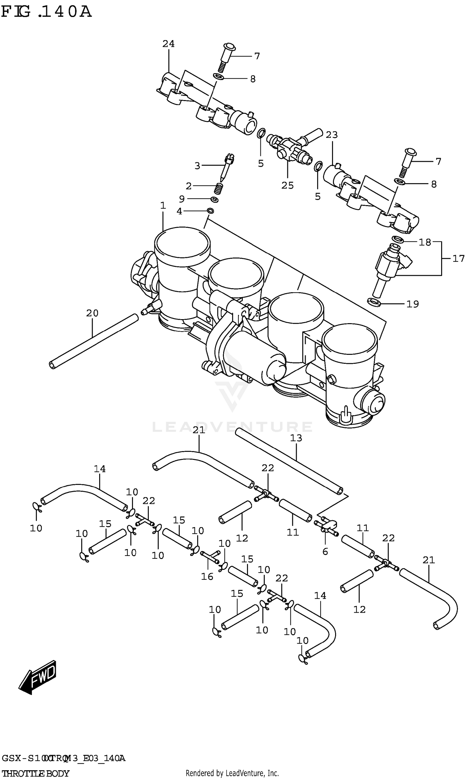 THROTTLE BODY (E33)