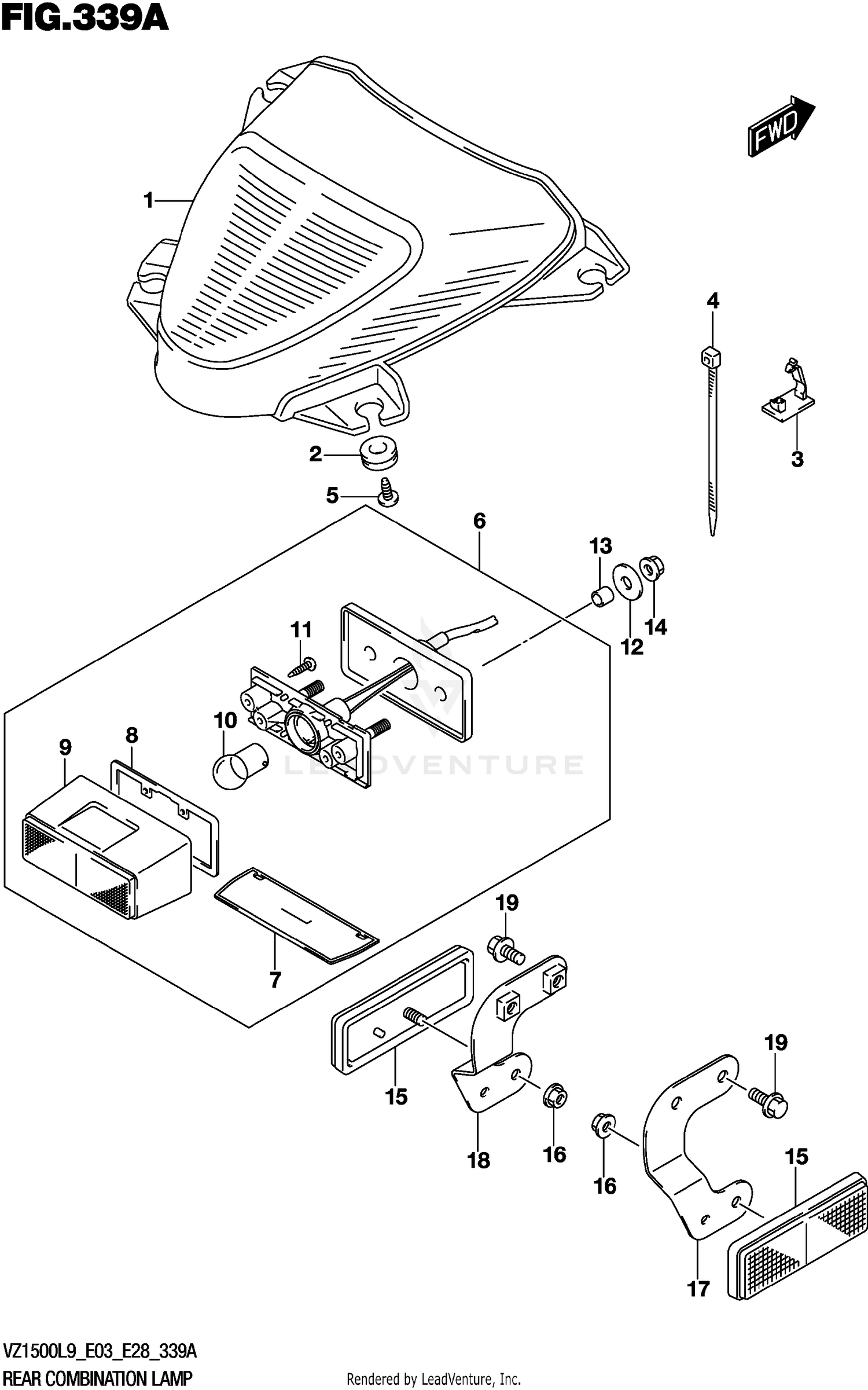 REAR COMBINATION LAMP