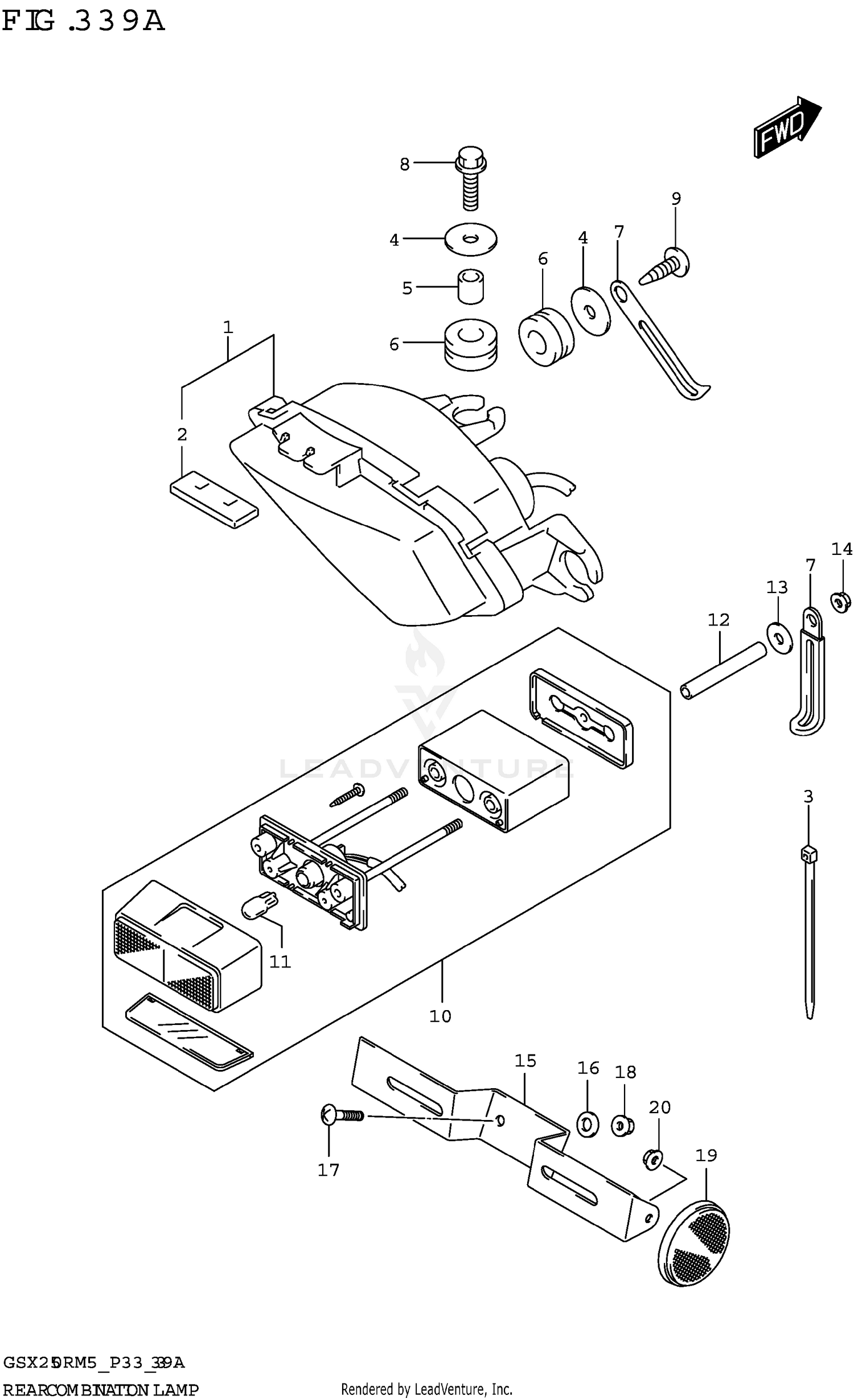 REAR COMBINATION LAMP