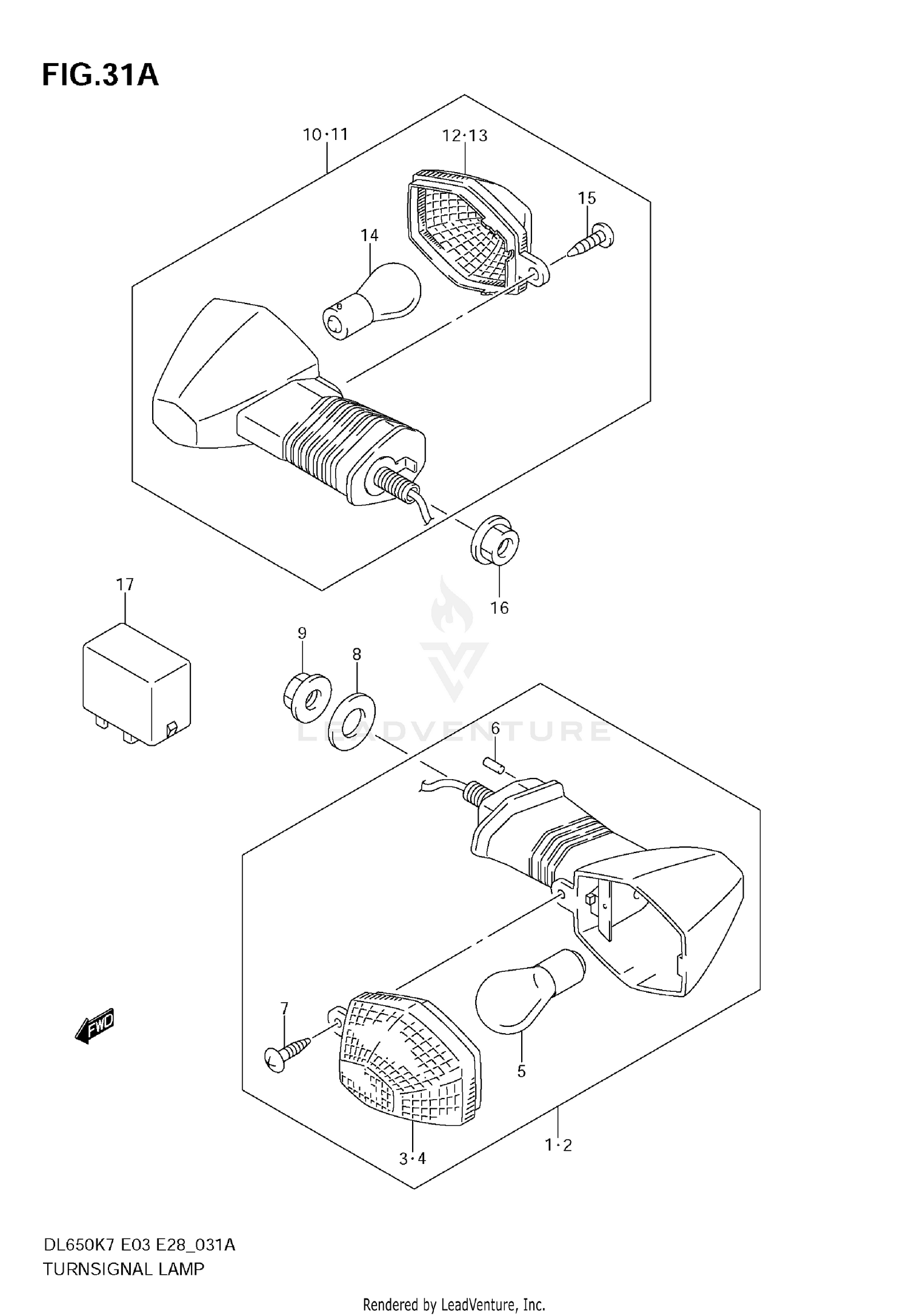 TURNSIGNAL LAMP (MODEL K9)