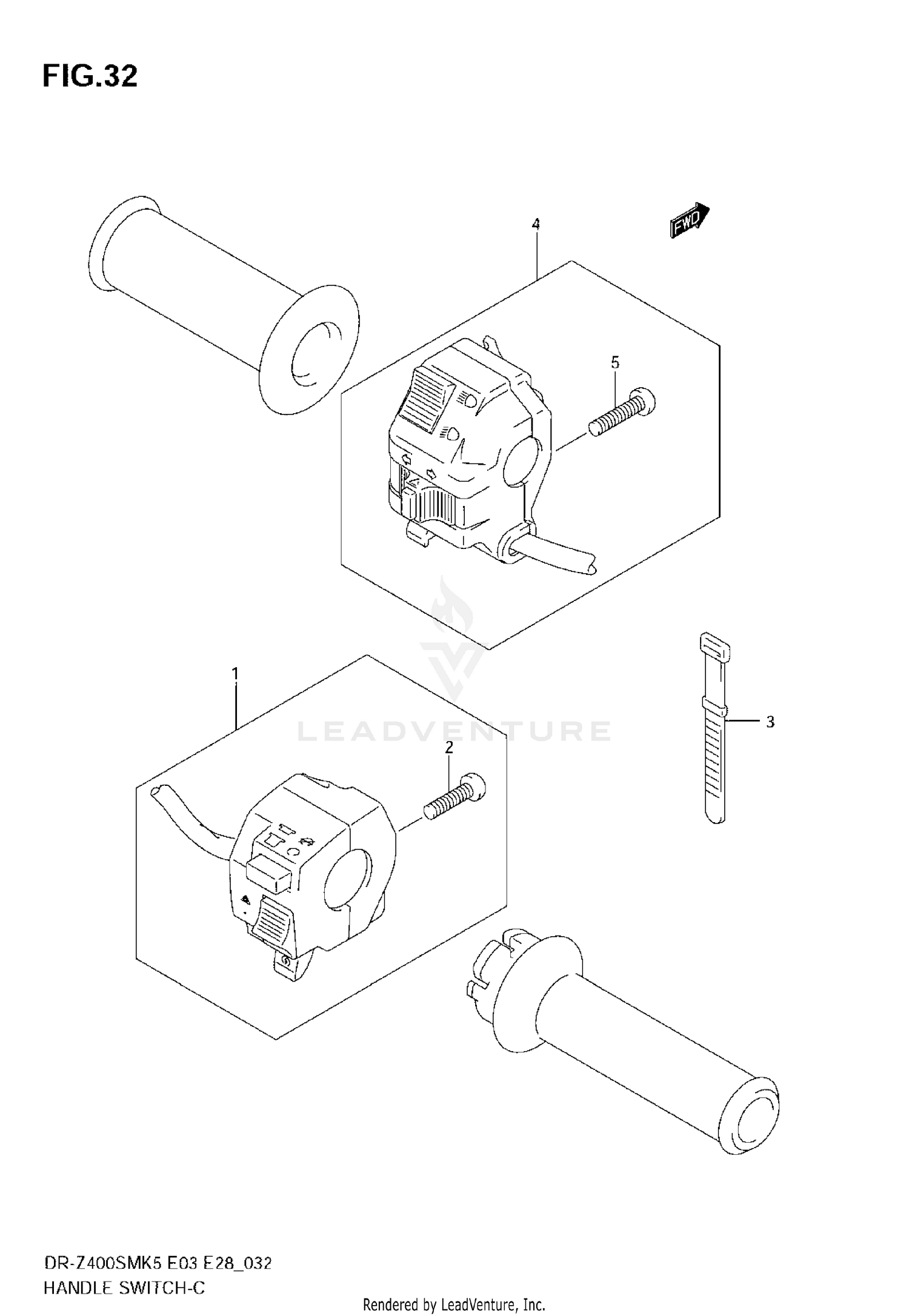 HANDLE SWITCH (MODEL K5/K6)