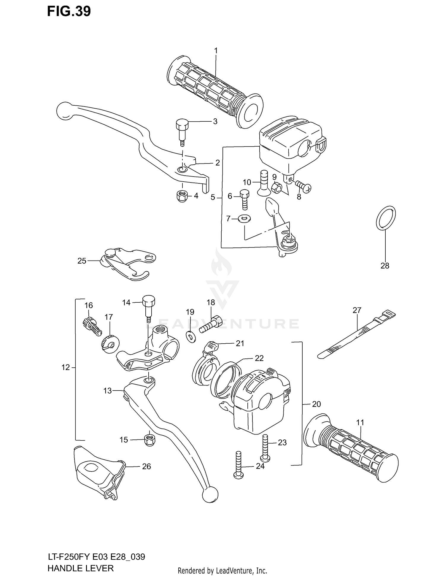 HANDLE LEVER (MODEL X/Y/K1)