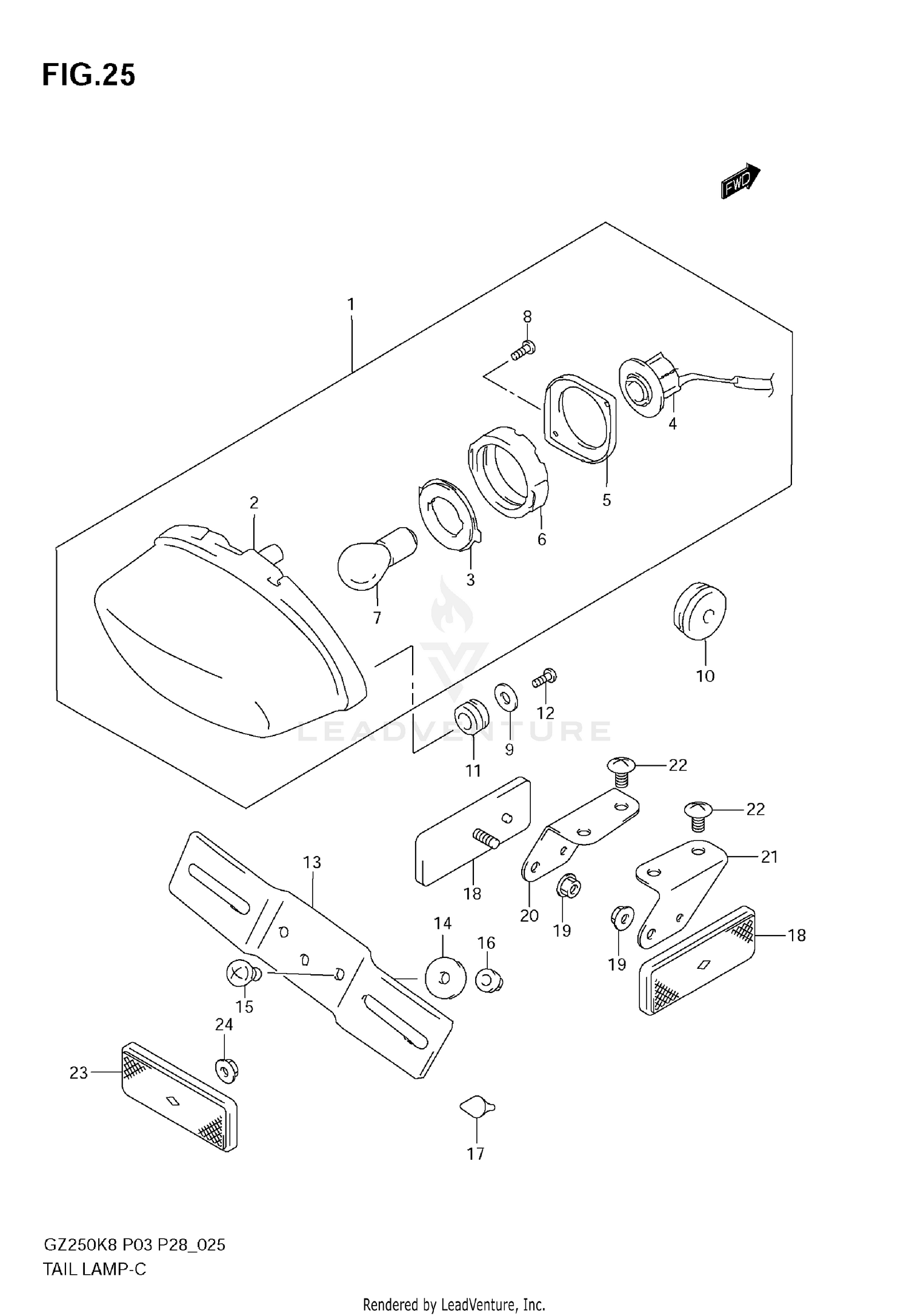 REAR COMBINATION LAMP