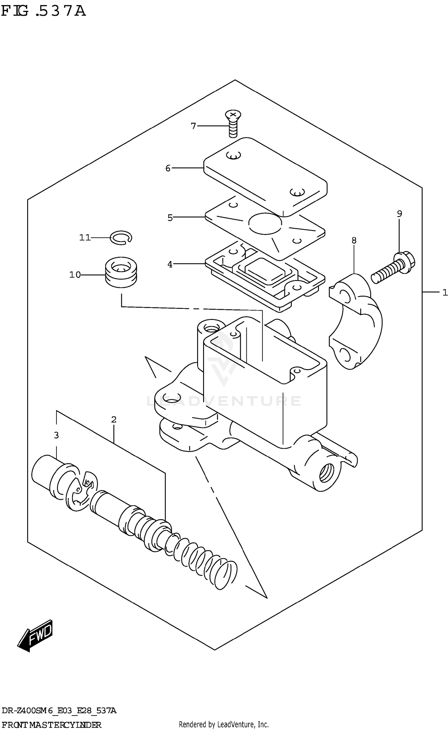 FRONT MASTER CYLINDER