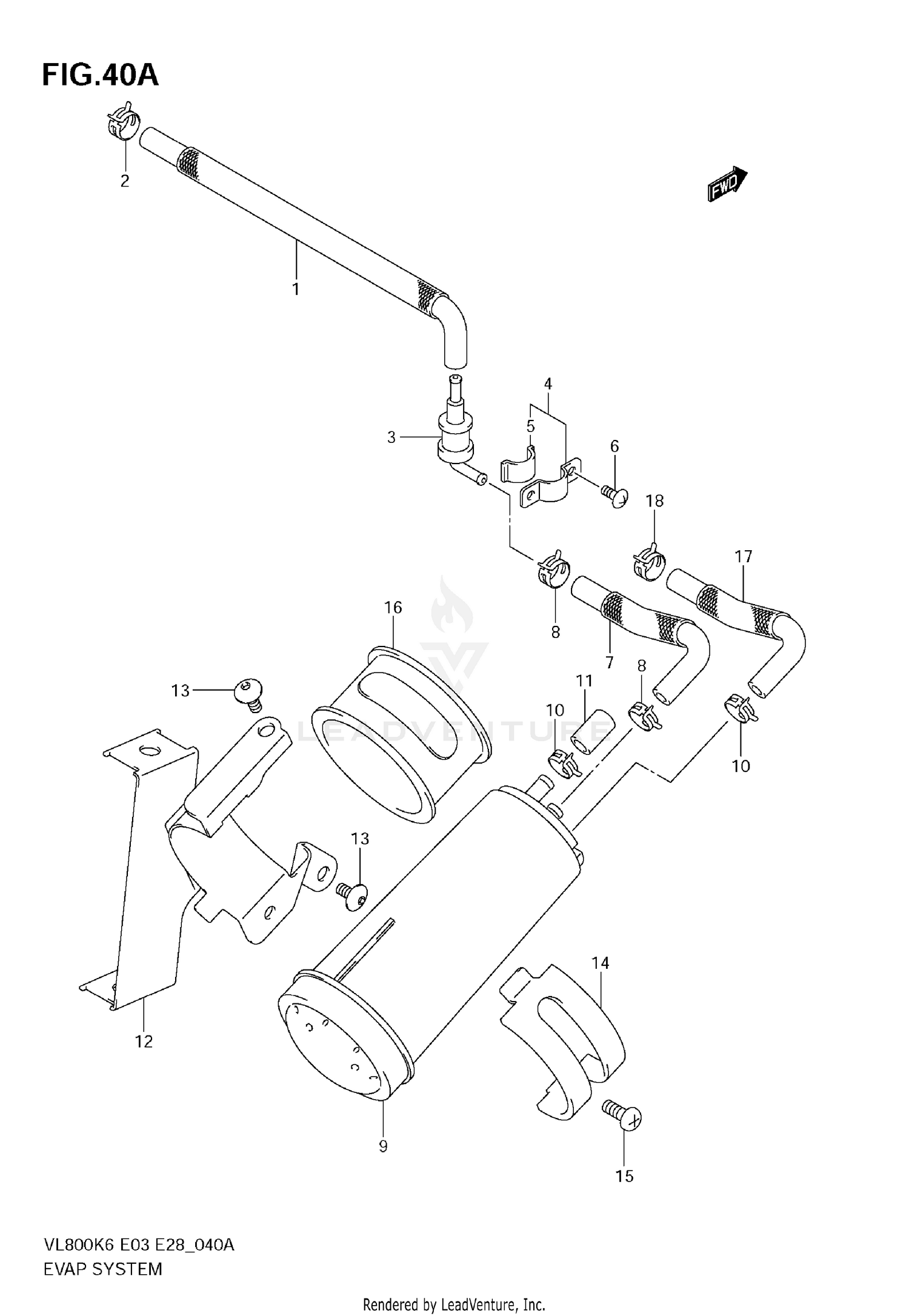 EVAP SYSTEM (MODEL K9 E33)